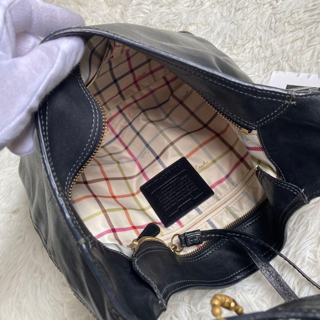 COACH Legacy Bleecker bucket style Black Leather