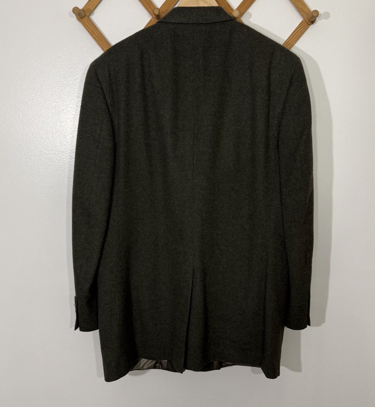 Jos. A. Bank Blazer Green 100% Camel Hair Sport Coat 42 Long
