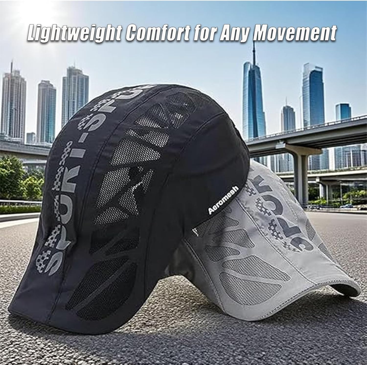 Men’s Outdoor Sport CapTennis Cycling Baseball Cap Breathable Quick Dry Mesh Hat