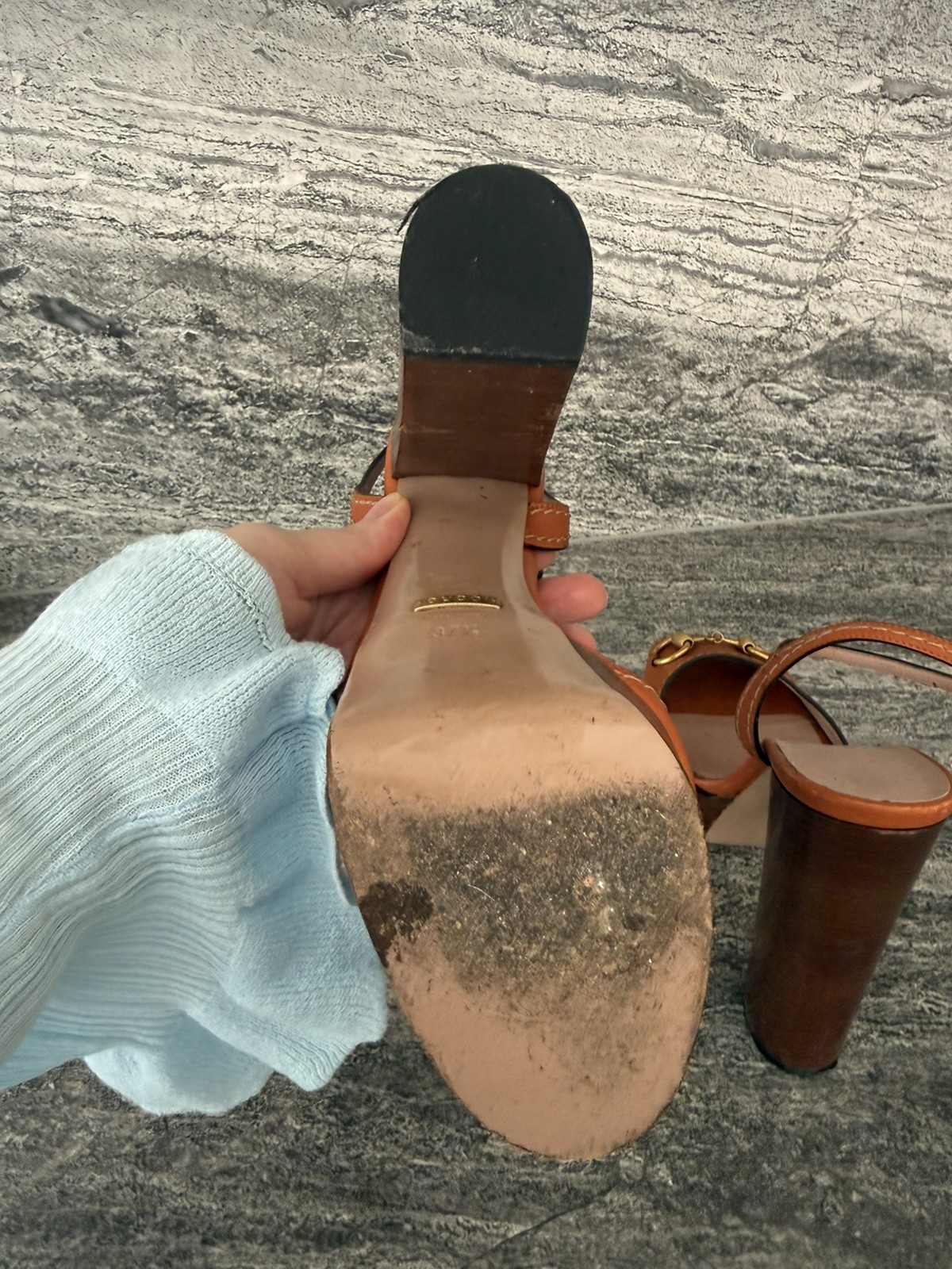 Gucci Horsebit Platform Heels