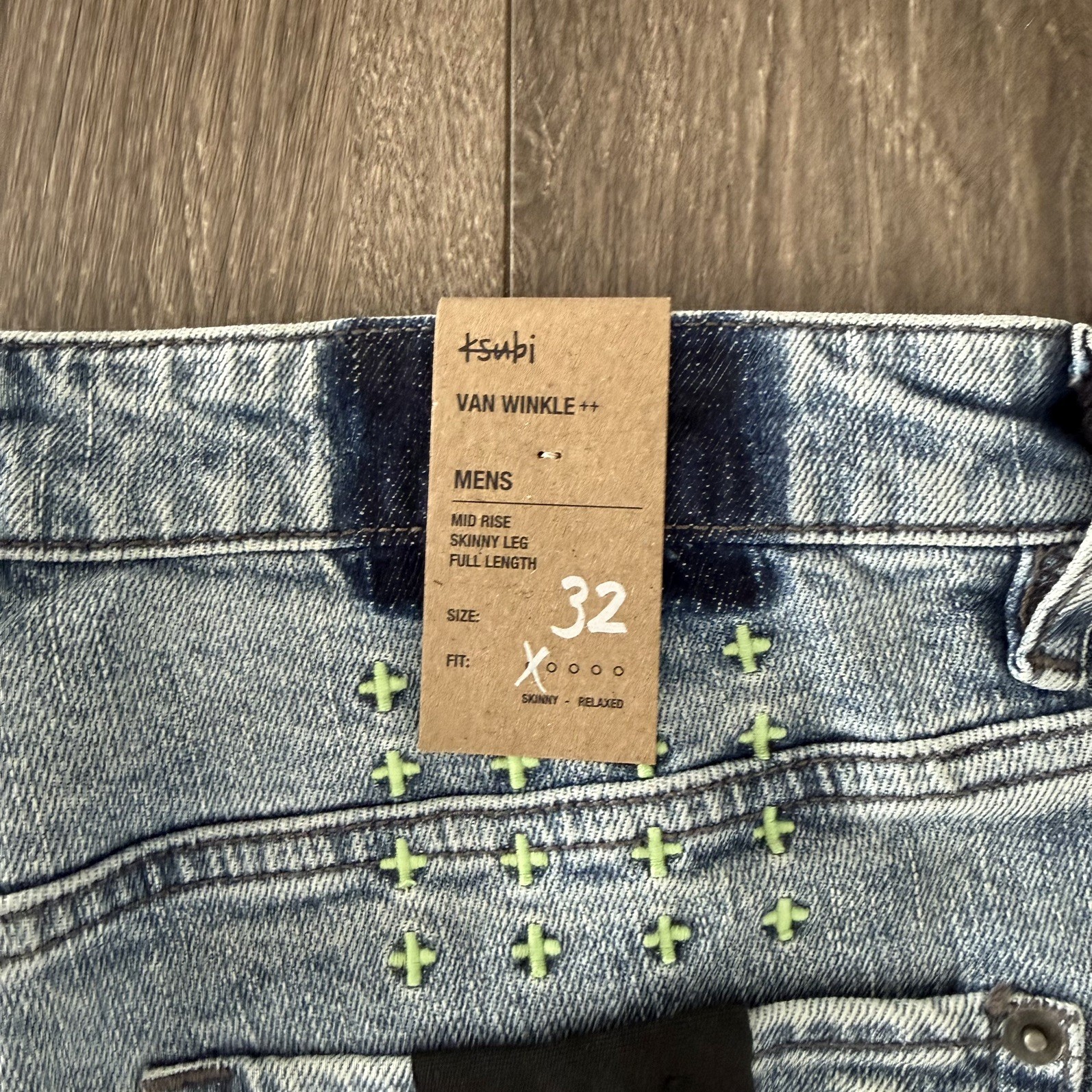 Ksubi Van Winkle Buzzed Jeans Size 32 (BNWT)