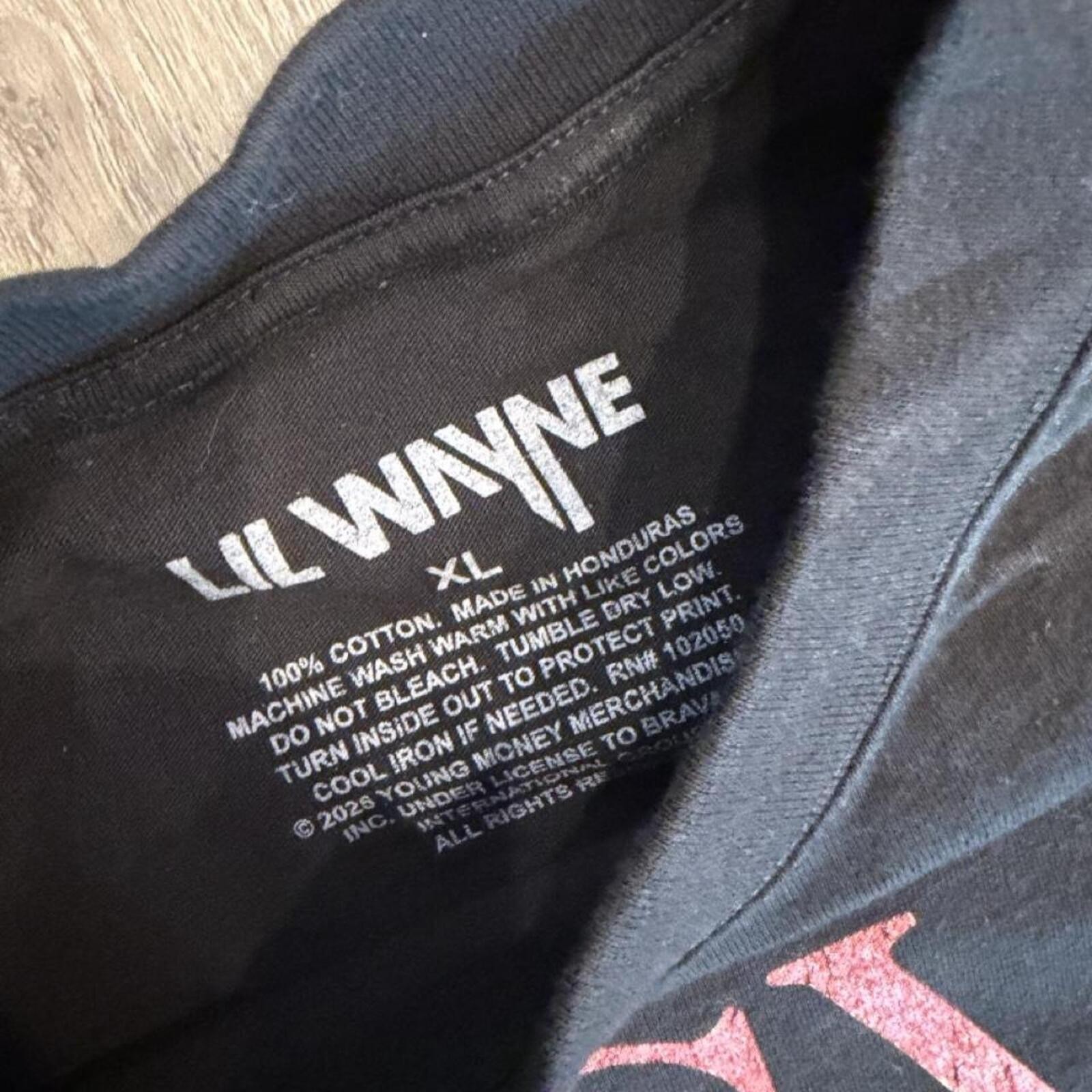 Lil Wayne tha Carter 6 tour shirt size XL