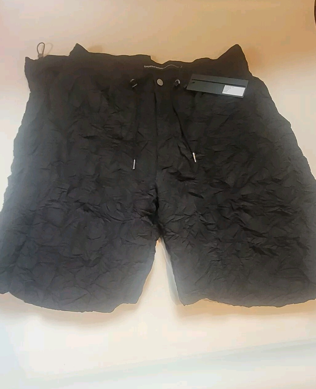 Spencer Badu Parachute Pants Black SBUSS24WTR31 Large Brand New/Free Shipping!!