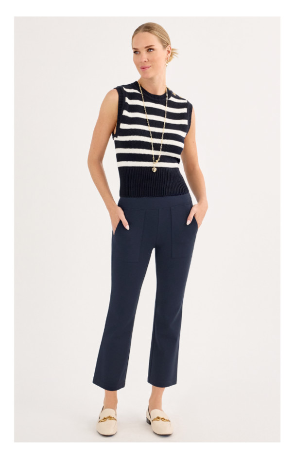 Cabi New NWT Cheeky Pant #6690 Navy Blue Cropped XS – XXL Was $119