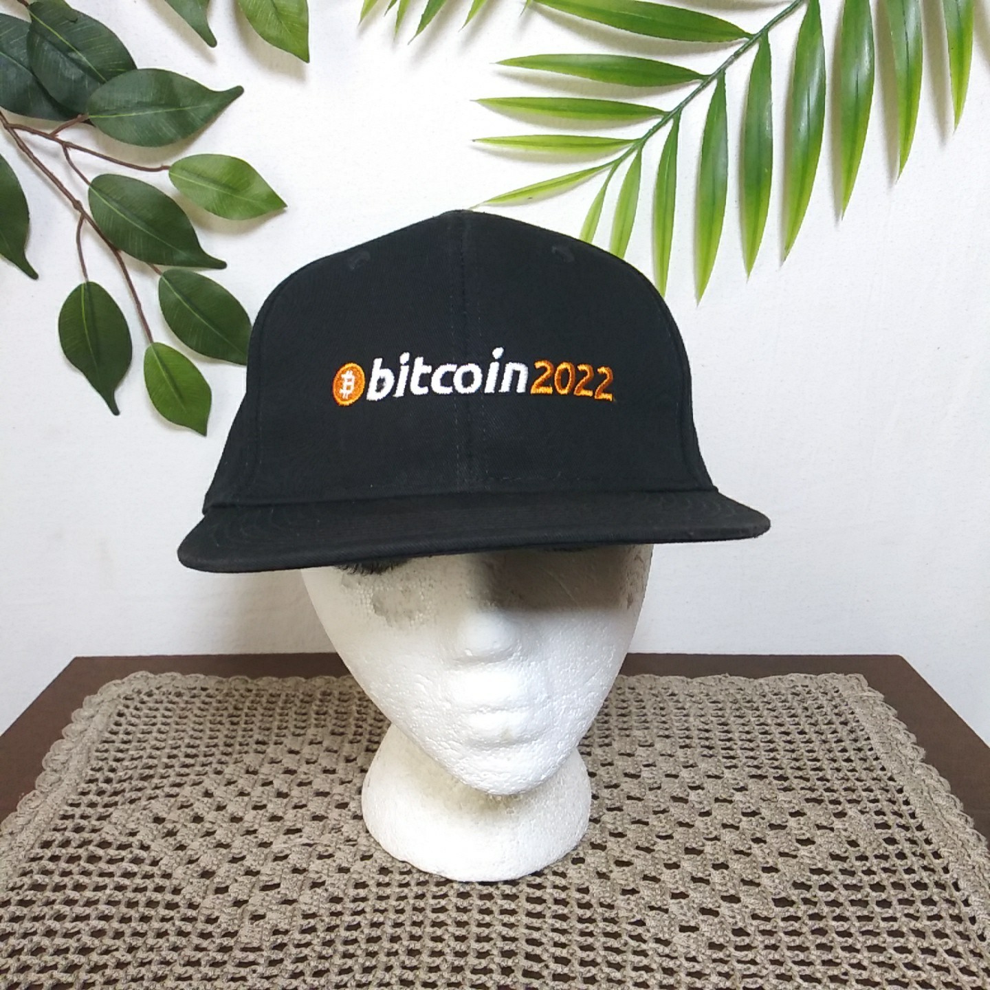Bitcoin 2022 Snapback Hat Black Crypto Currency Miami Conference