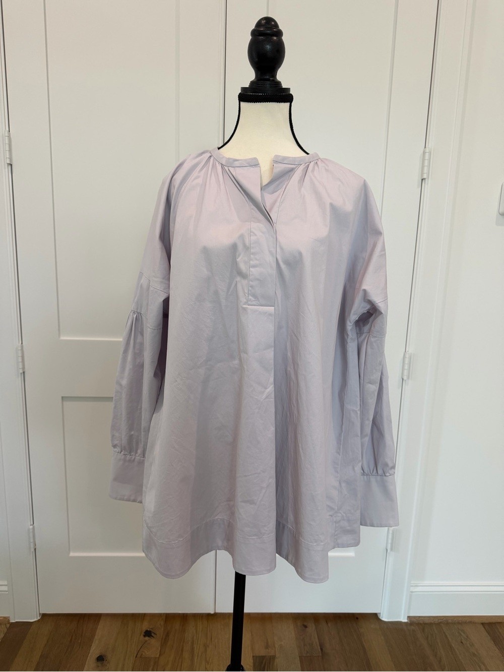 COS Lilac Balloon Sleeve Blouse Size 8 💜✨