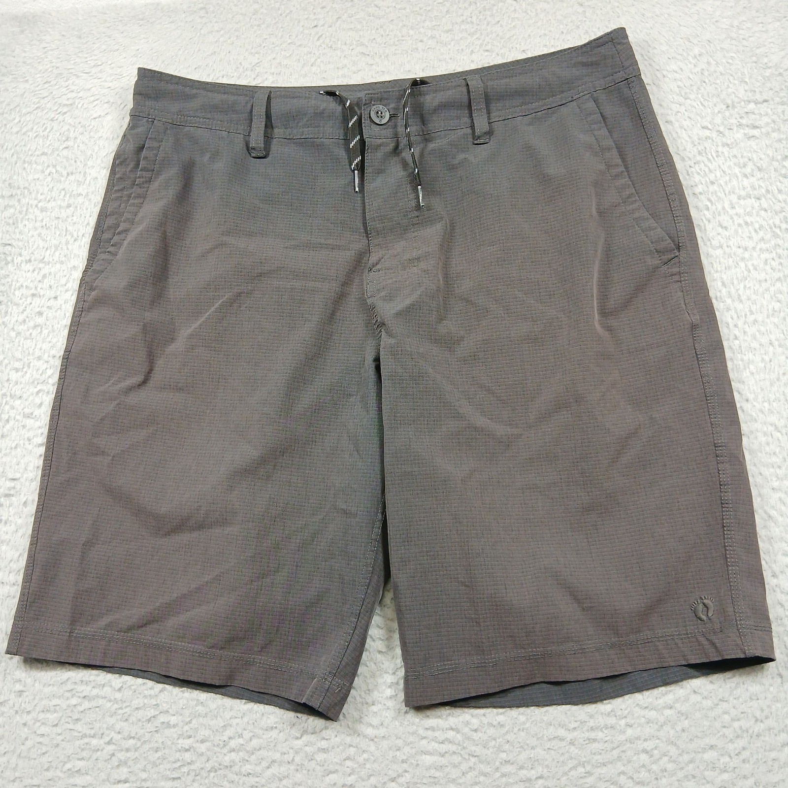 Hang Ten Hybrid Shorts Mens 36 Dark Grey Heathered Stretch Quick Dry Surf