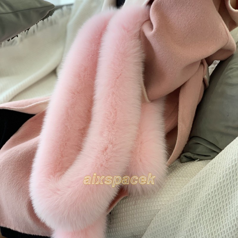 Women’s Real Fox Fur Scarf Shawl Winter Warm Long Scarves Fur Collar Neck Warm