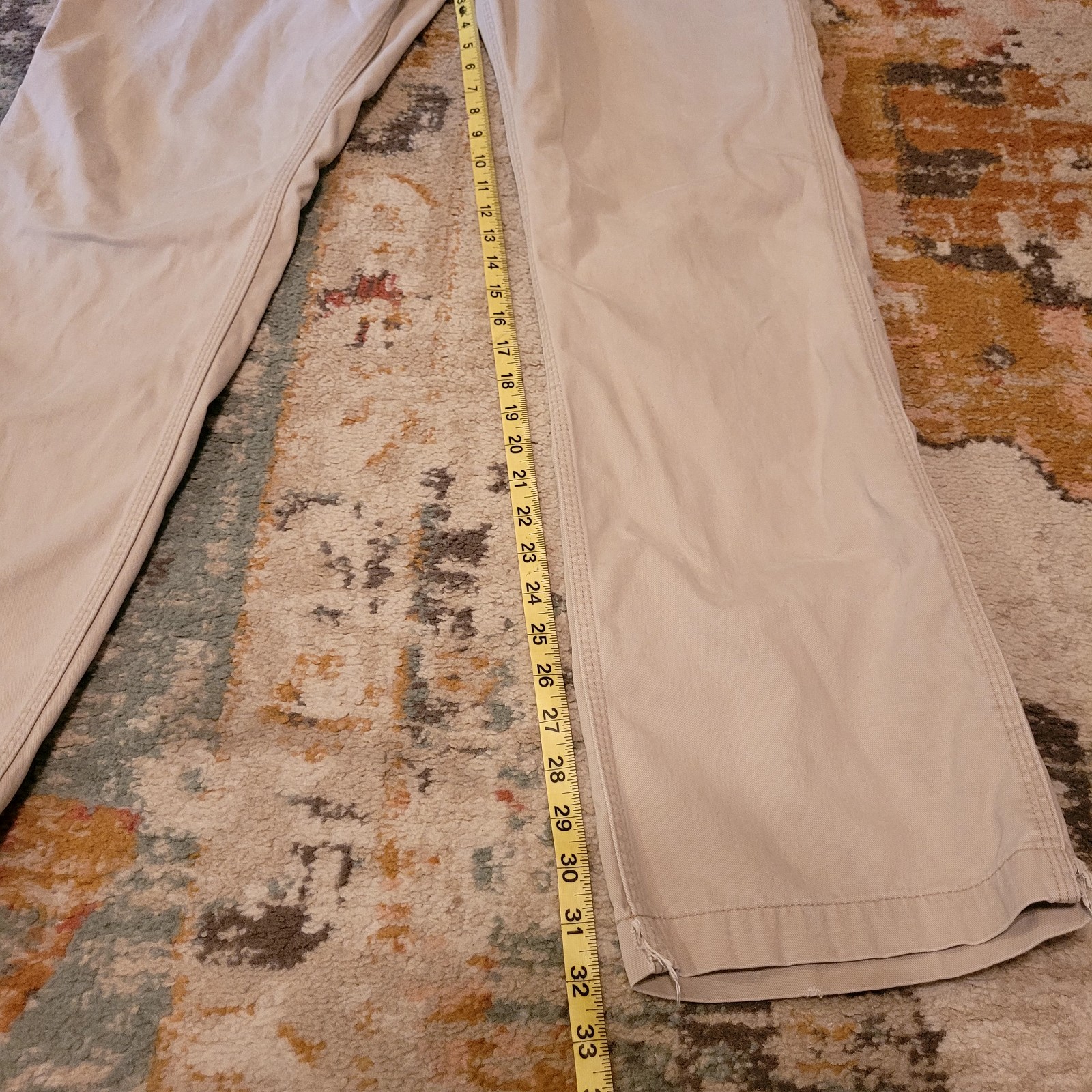 Carhartt B324 FDK Men’s Relaxed Fit Canvas Work Pants Beige Cotton 36×34