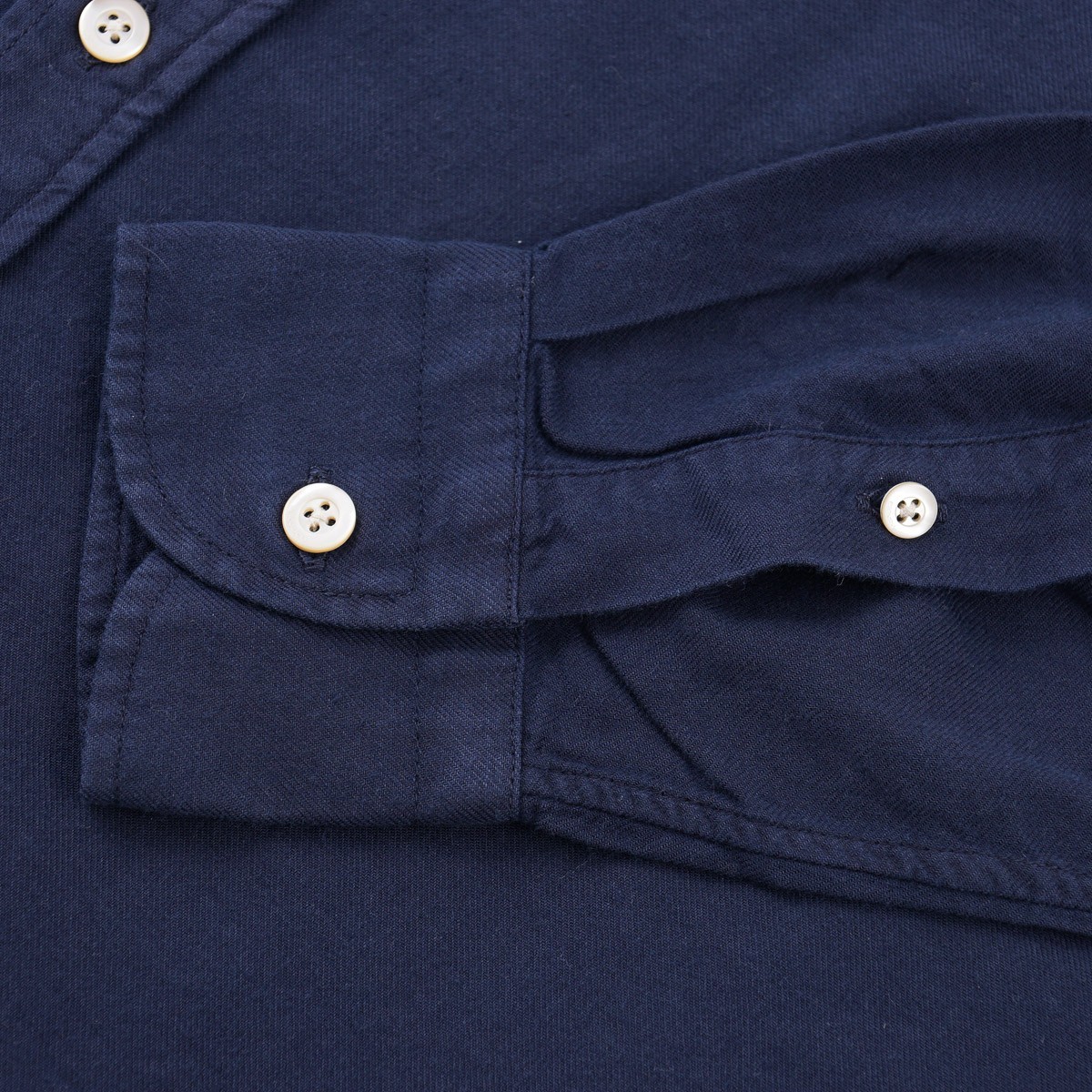 Boglioli Navy Blue Soft Cotton and Viscose Shirt L (Eu 42) NWT Imperfect