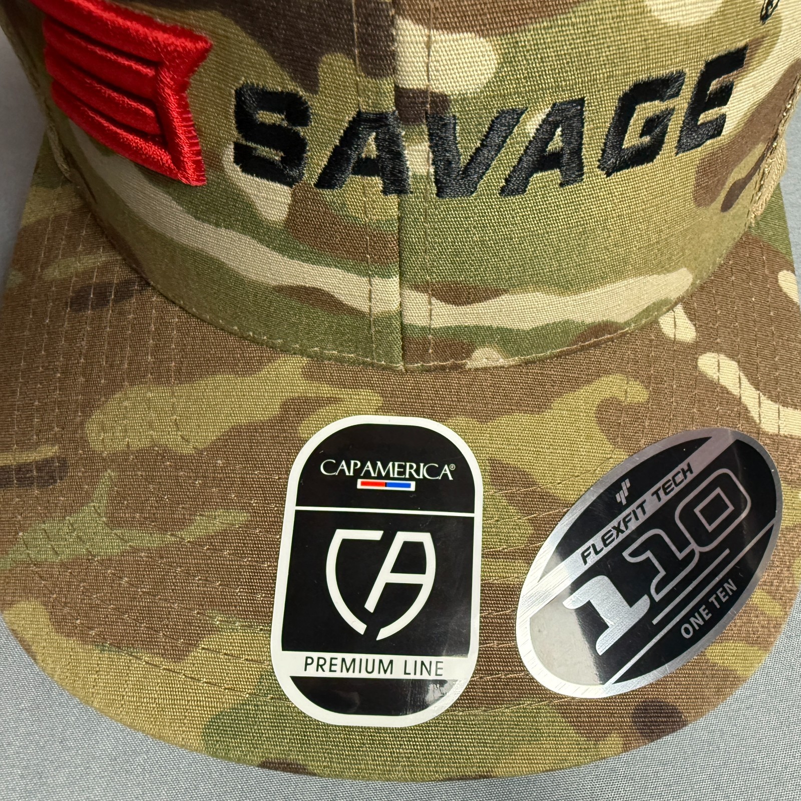 Savage Arms Firearm Ammo Camo Trucker Hat – Flexfit Tech Premium 110 NWT