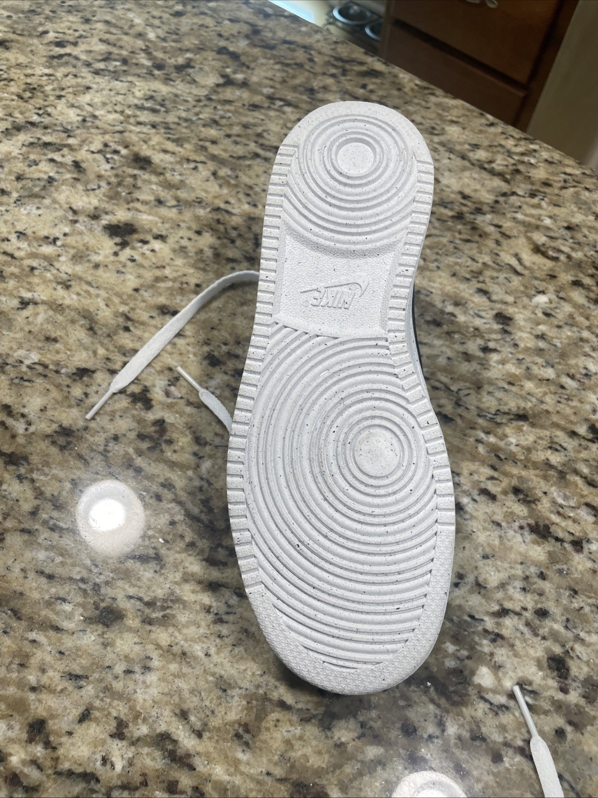 Size 6 – Nike Court Vision Next Nature Low White Black (Single Left Foot)