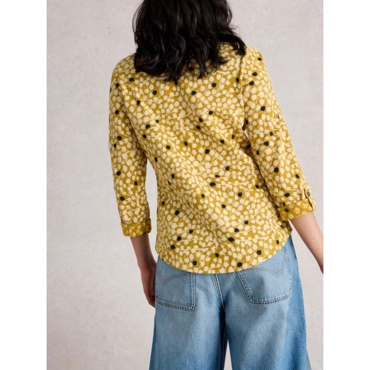 White Stuff Annie Shirt in Chartreuse Multi – Sizes 10 & 16 – BNWT – Was £45