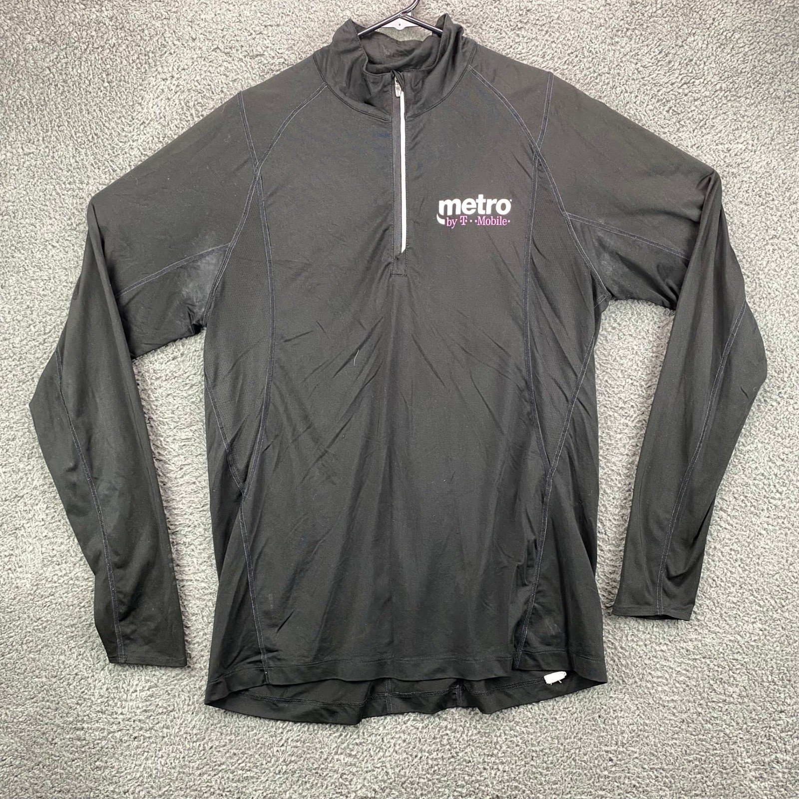 Metro by T Mobile Pullover Activewear Top Long Sleeve Running Shirt Medium