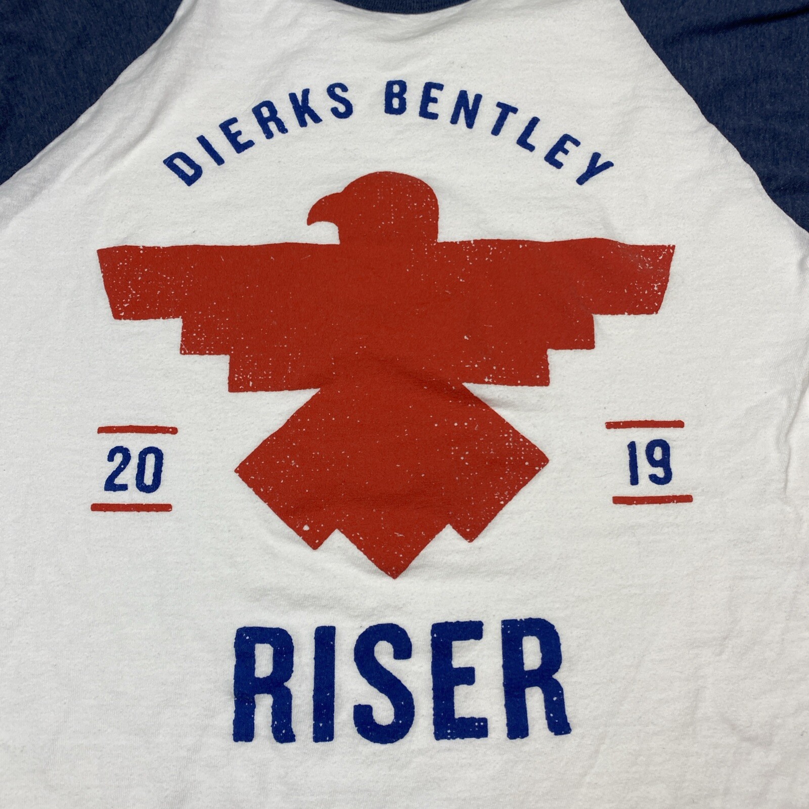 Dierks Bentley Riser Baseball T shirt Size Small