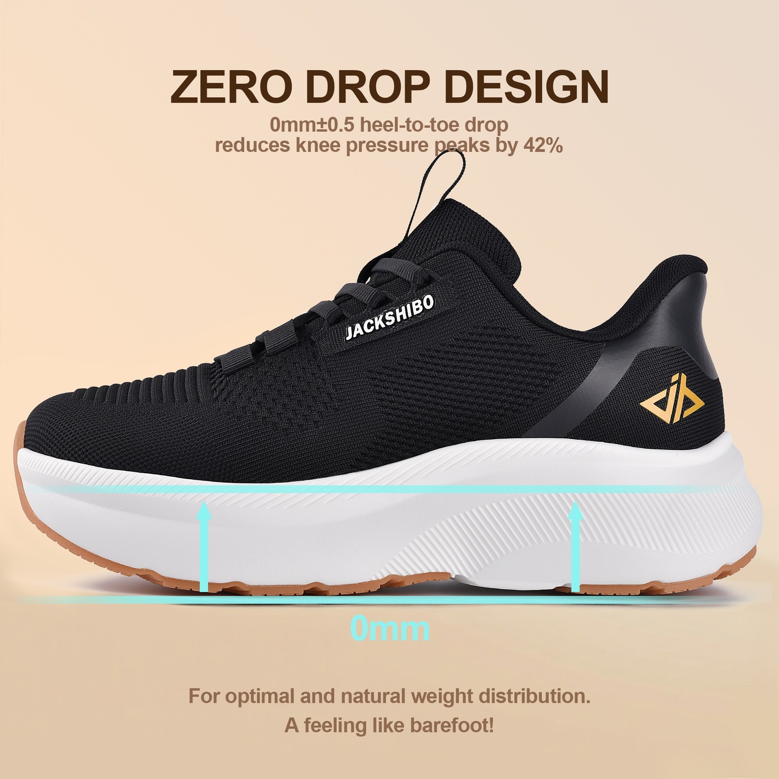 Women Wide Toe Shoes Arch Support Zero Drop Sole Tennis Walking Running Sneaker