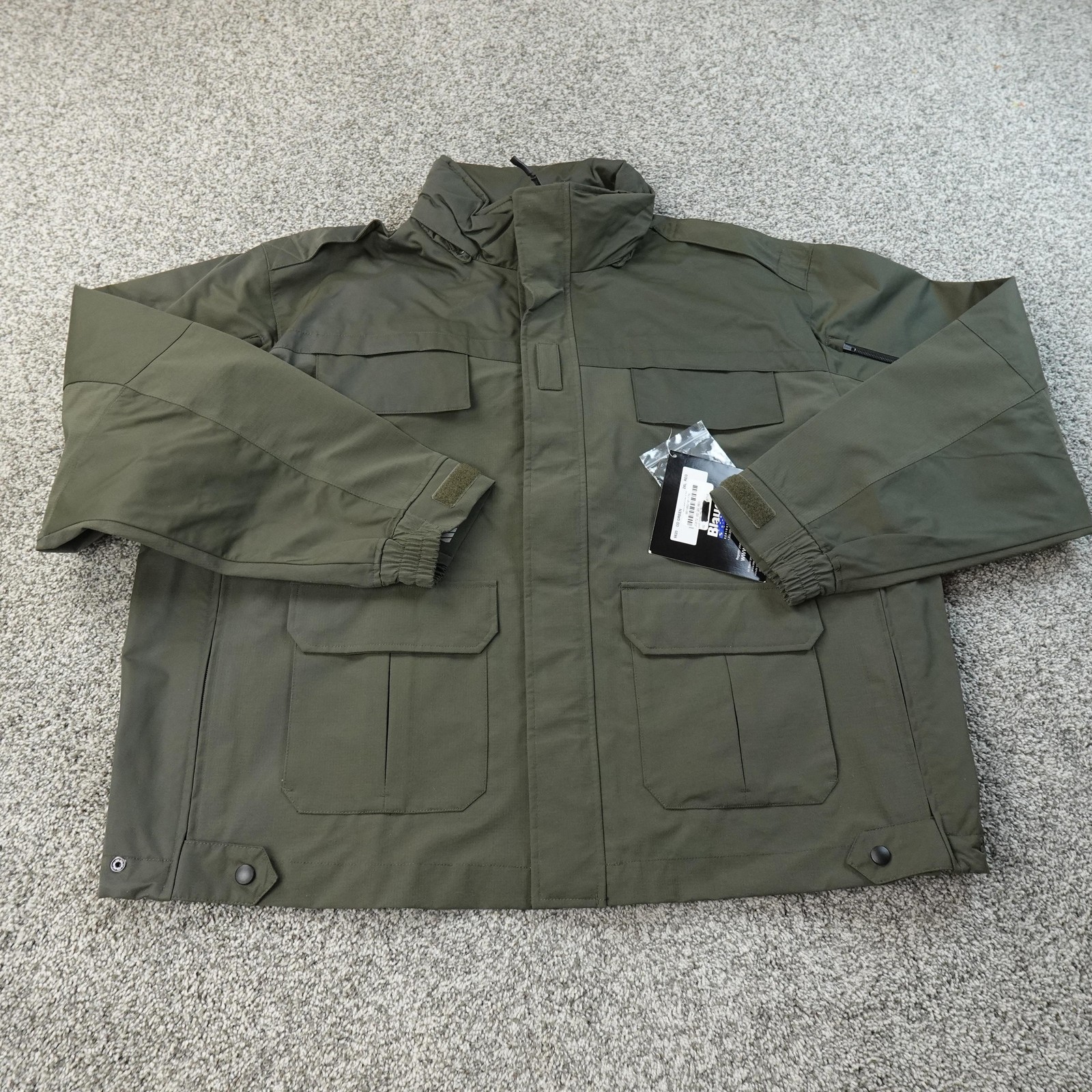 NEW Blauer Jacket Mens 2XL Green Tacshell Softshell Hooded Military Coat Outdoor
