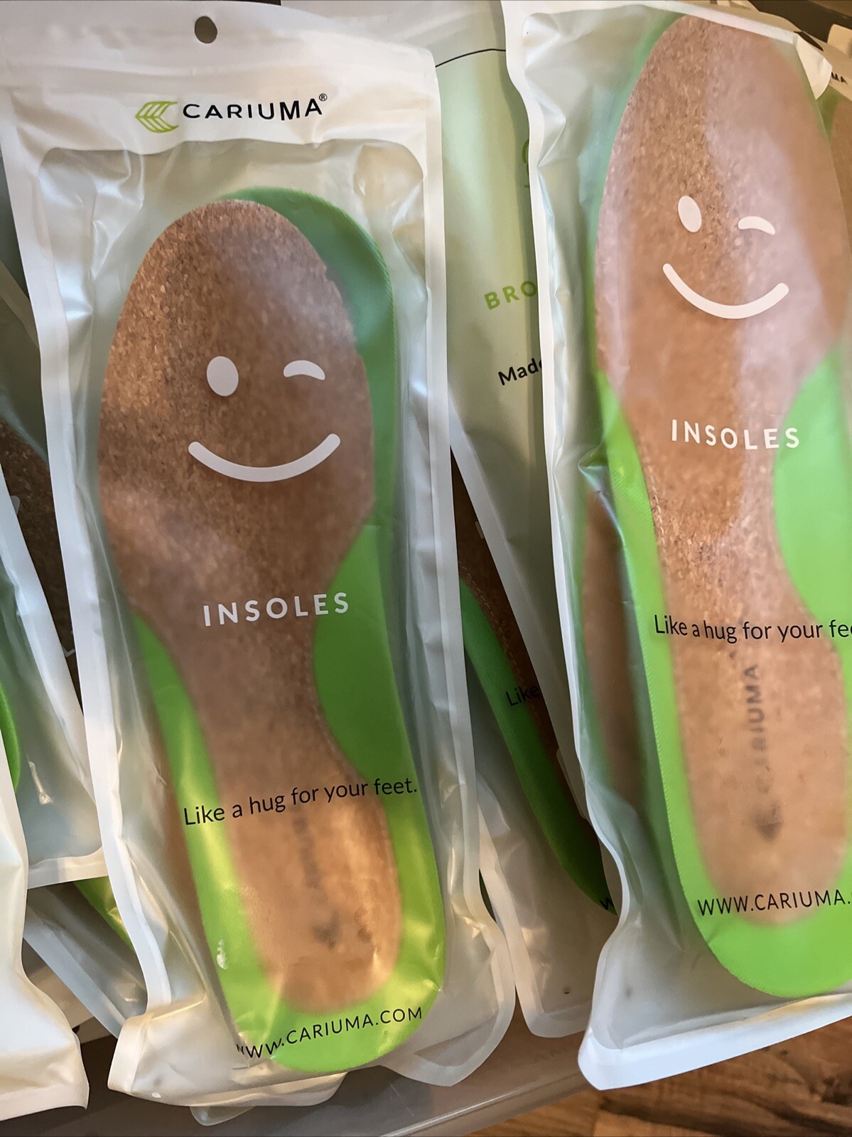 Cariuma Insoles Assorted Sizes Mamona Oil Cork Bio-Foam Removable Comfy New