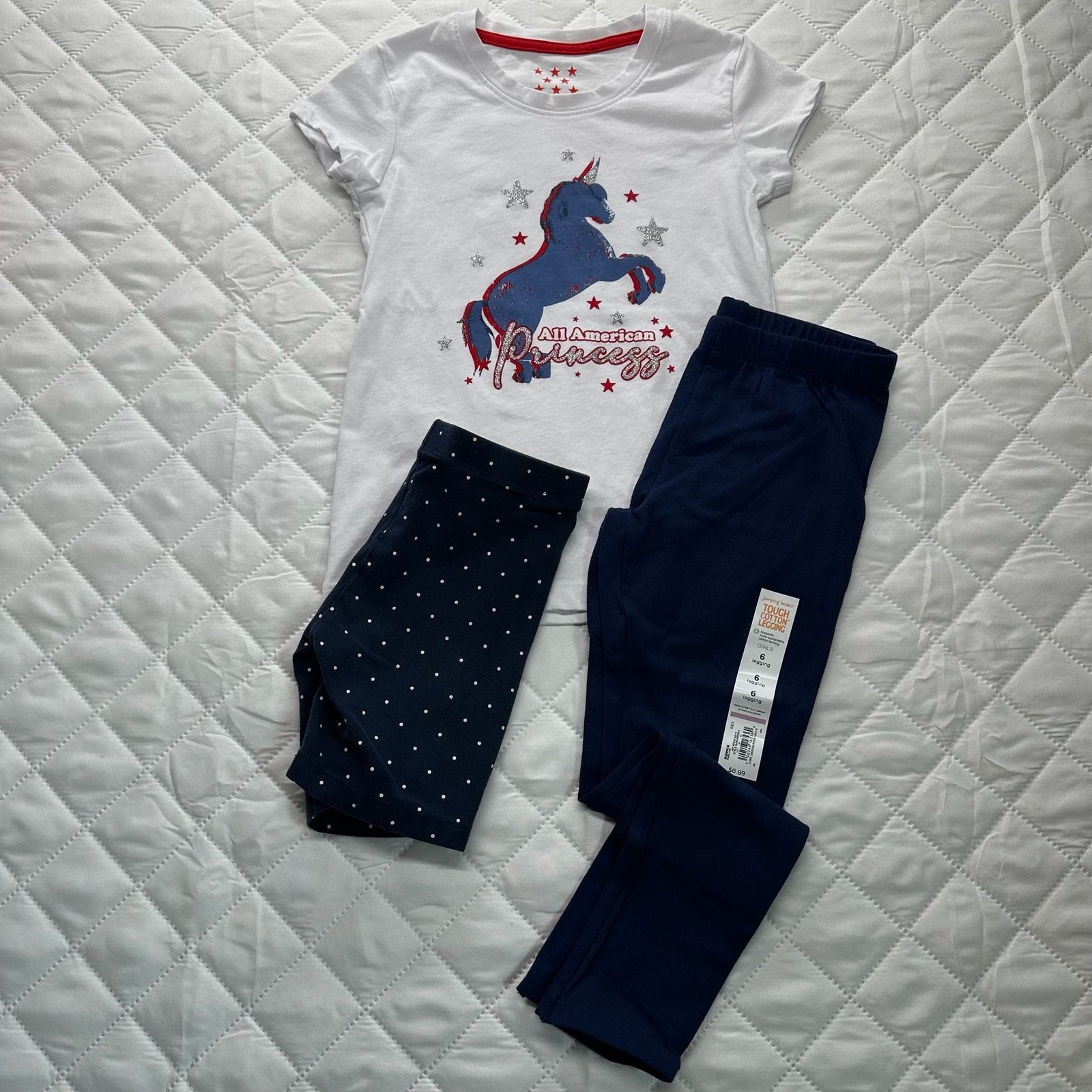 Girls Mixed Clothing Bundle including Nike, Adidas, and gymboree, 14- pieces Siz