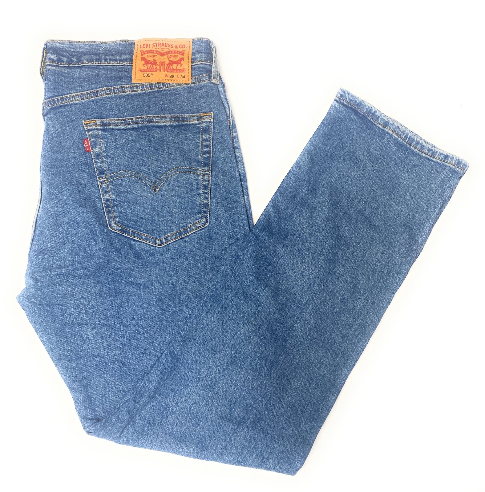 Levi’s Men’s 505 Jean Regular Fit Straight Leg