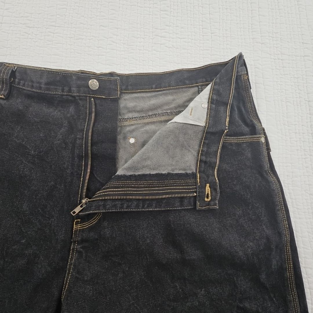 GodBody Denim Carpenter Shorts Men’s 42 Black 13.5″ Inseam EUC Made in Russia