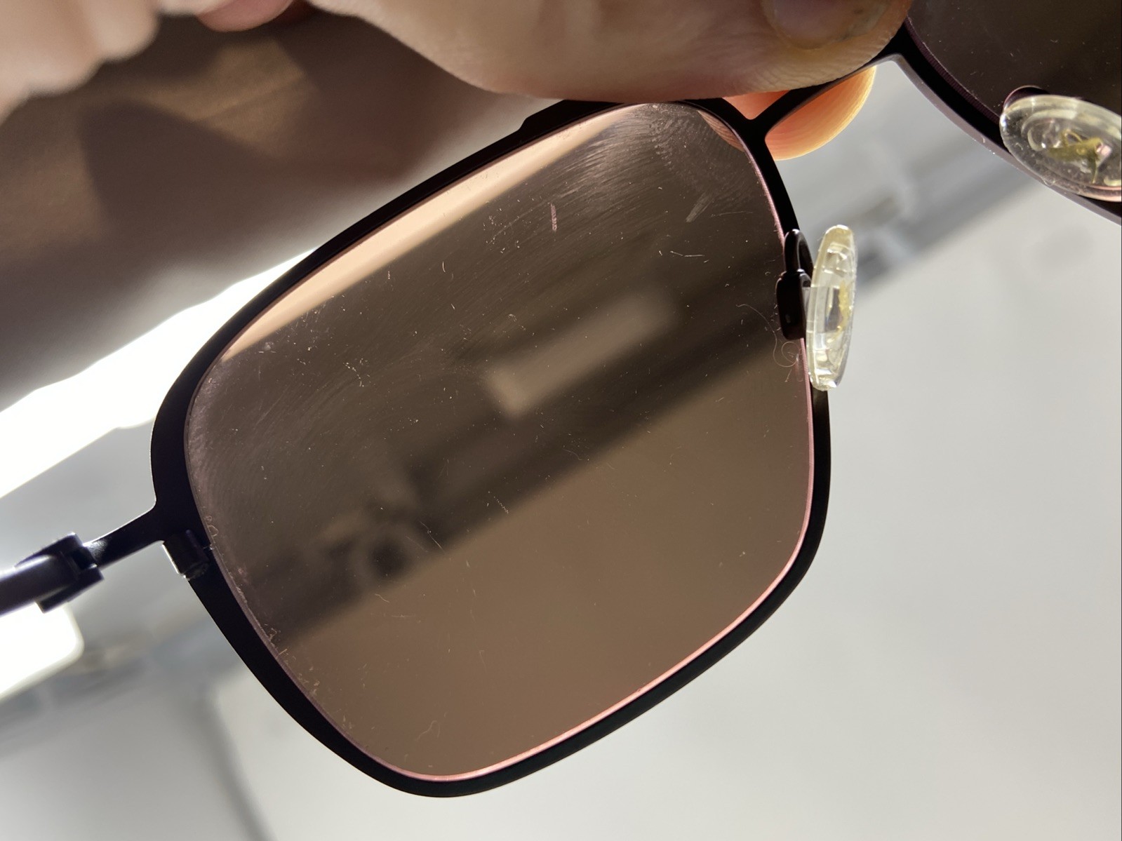MAUI JIM BEACHES MJ541-07M MATTE SATIN ROSE W/ POLARIZED PINK SUNSET MIRROR H42