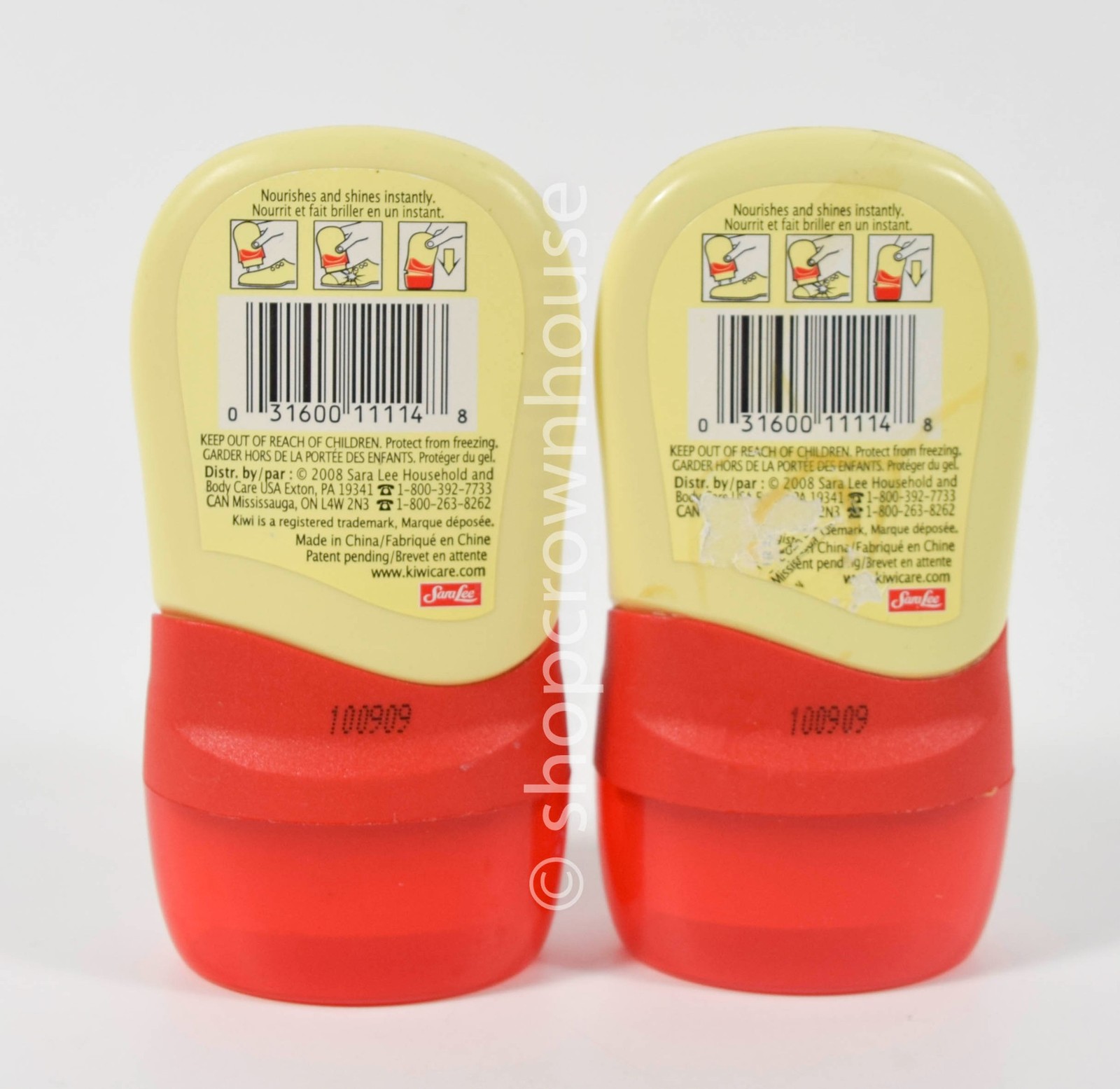 2 Tubes Kiwi Express No Buff Cream Polish Neutral 1.7 oz