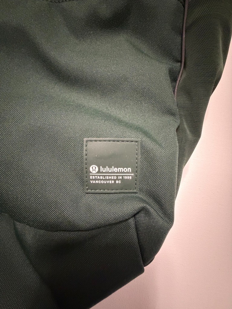 Lululemon Backpack Dark Forest Green 20″ Adjustable Straps Laptop Bag Everyday