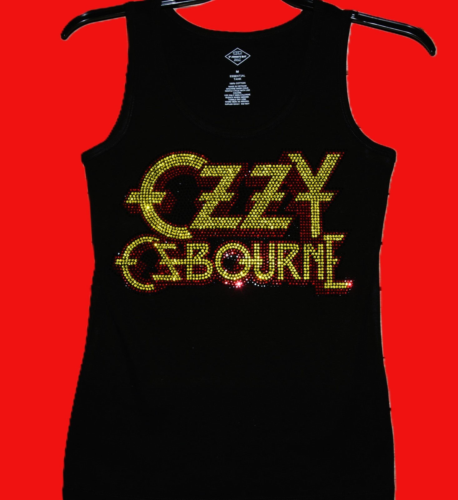 Ozzy Osbourne rhinestone bling shirt or tank XS S M L XL XXL 1X 2X 3X 4X 5X
