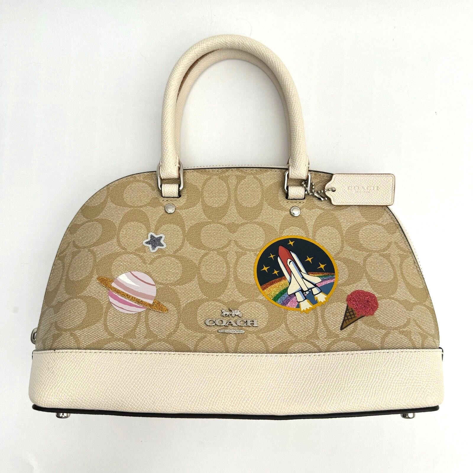 Coach Sierra Satchel Space Patch F29618 Hand Bag w/ Shoulder Strap $350 MSRP