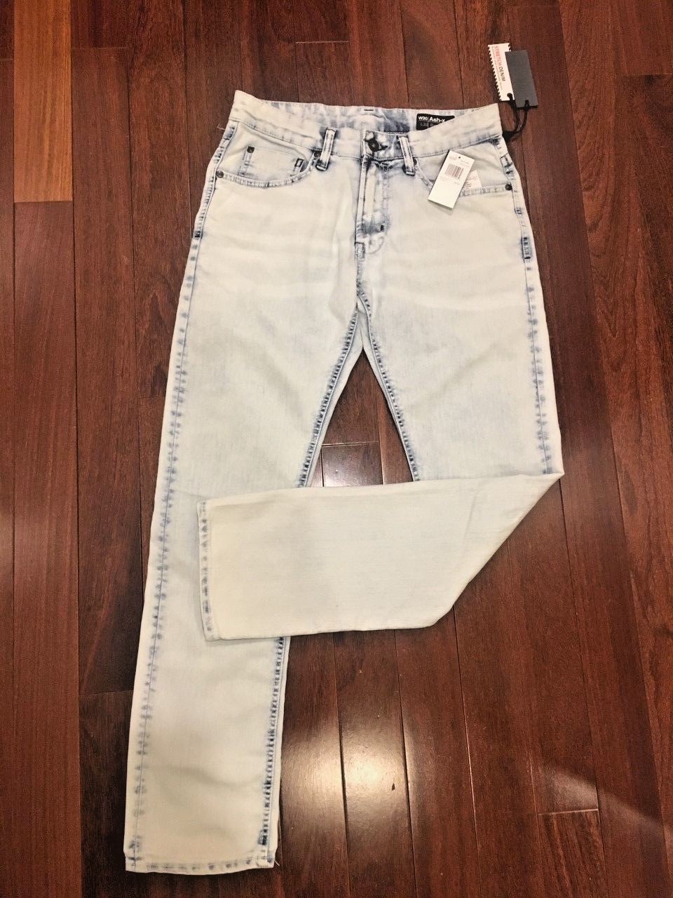 BNWT Buffalo Mens Jeans Ash-x Skinny Overwashed Torned light 30 32 33 34 36 38