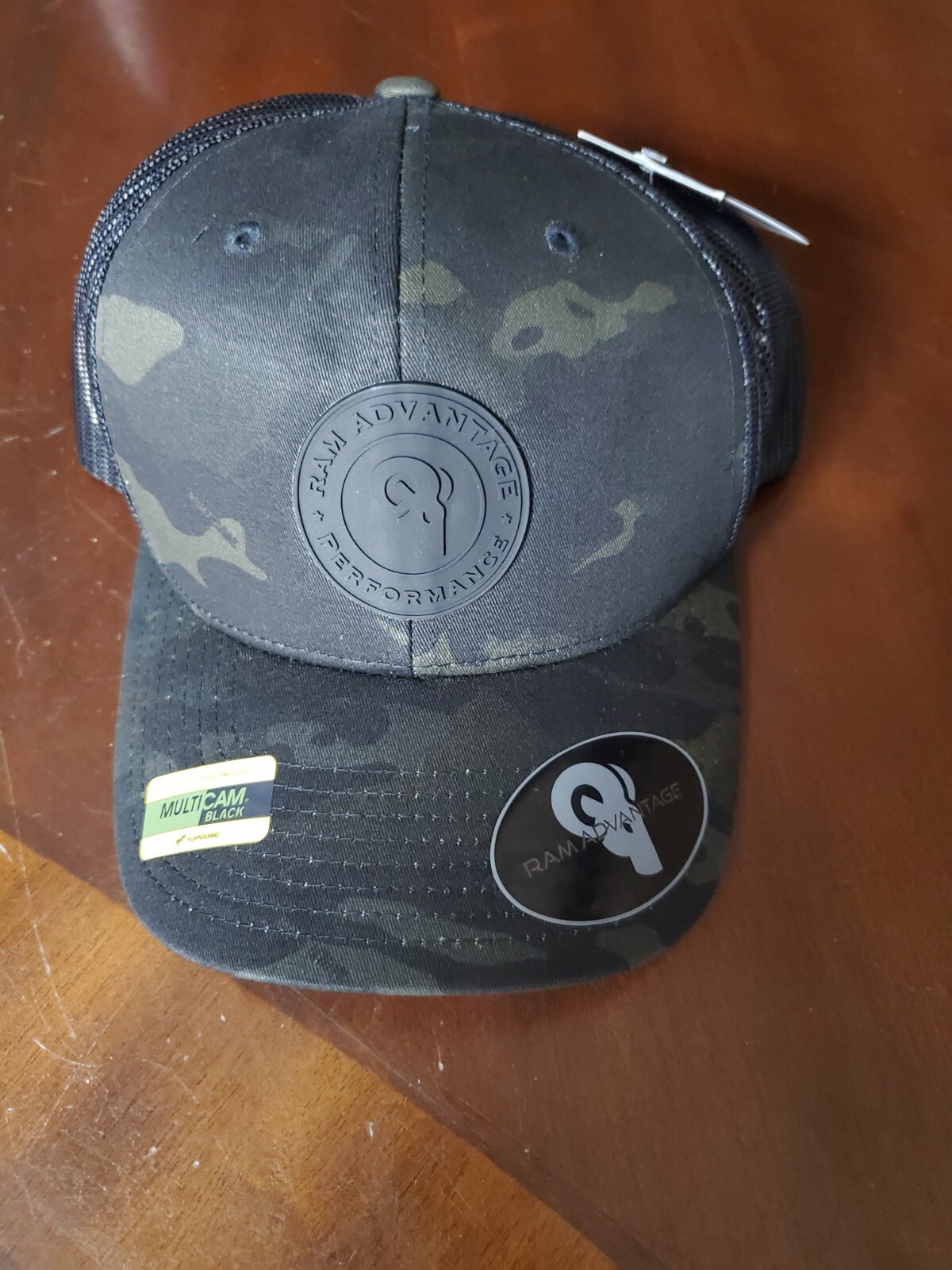 RAM ADVANTAGE Performance Trucker Hat | PVC Patch Snapback Cap Premium Quality D