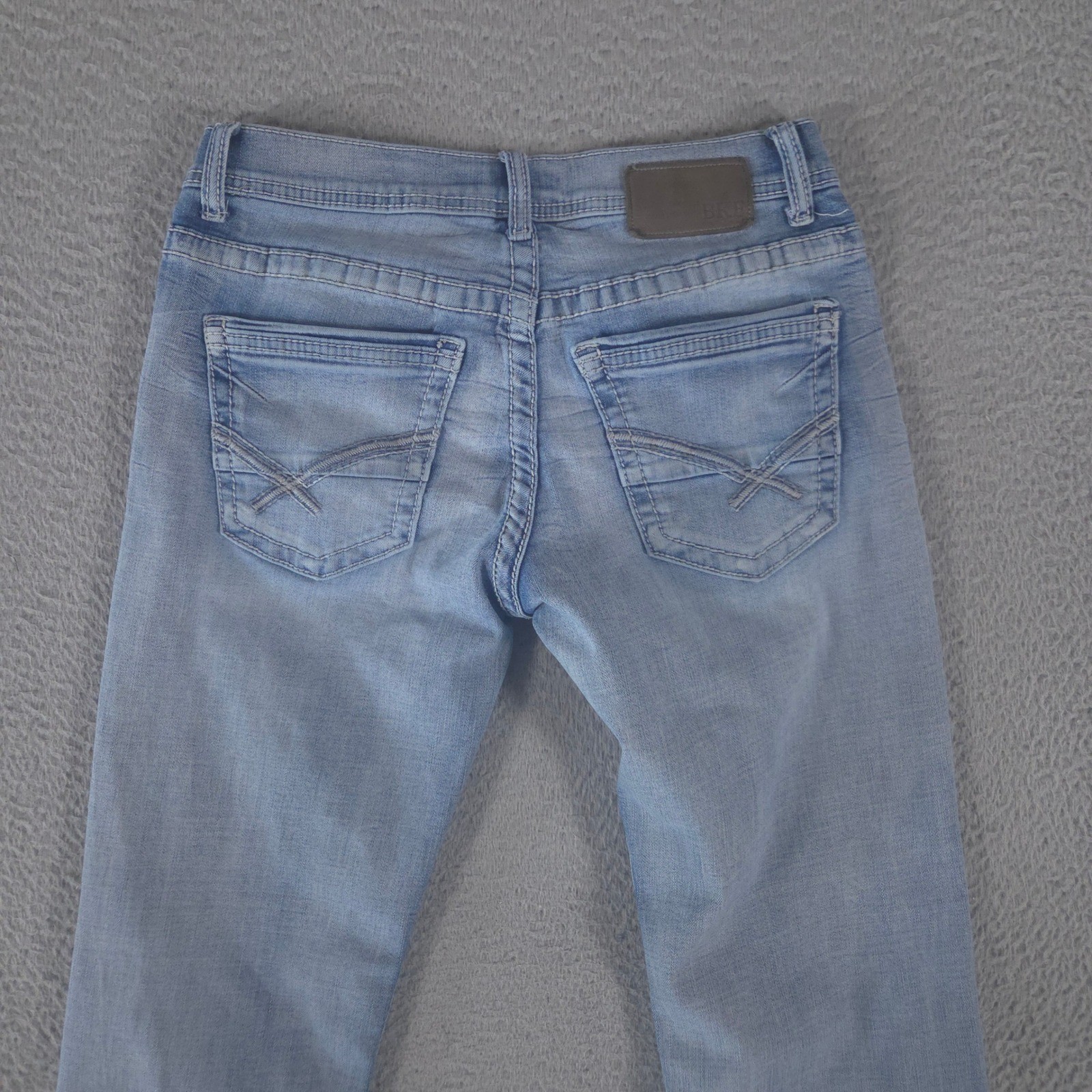 BKE Jeans Mens 29×32 Blue Aiden Boot Stretch Light Wash Repreve Denim Bootcut