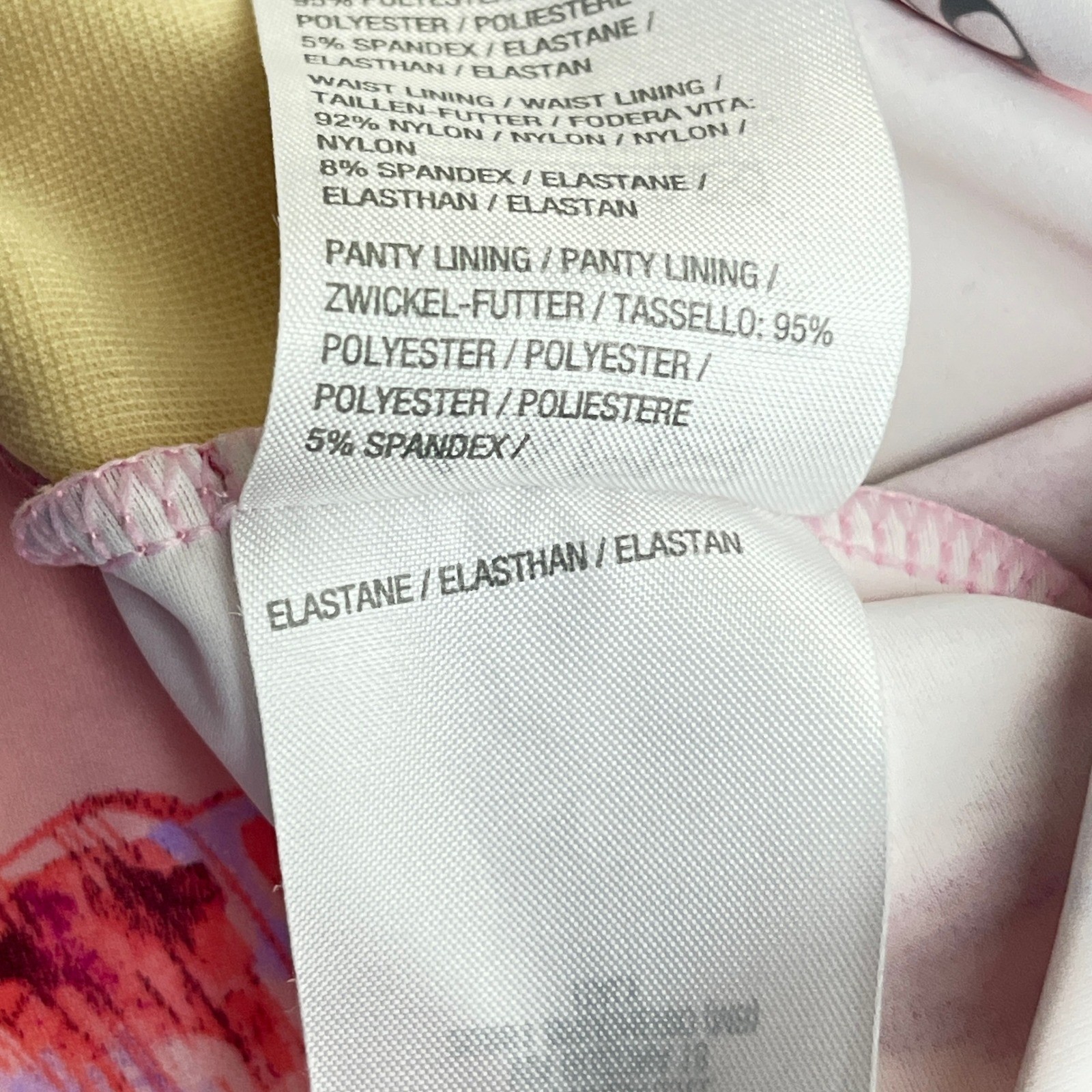 D&Co. Beach Pink Seashell Starfish Print Swim Dress One Piece Swimsuit Size 6
