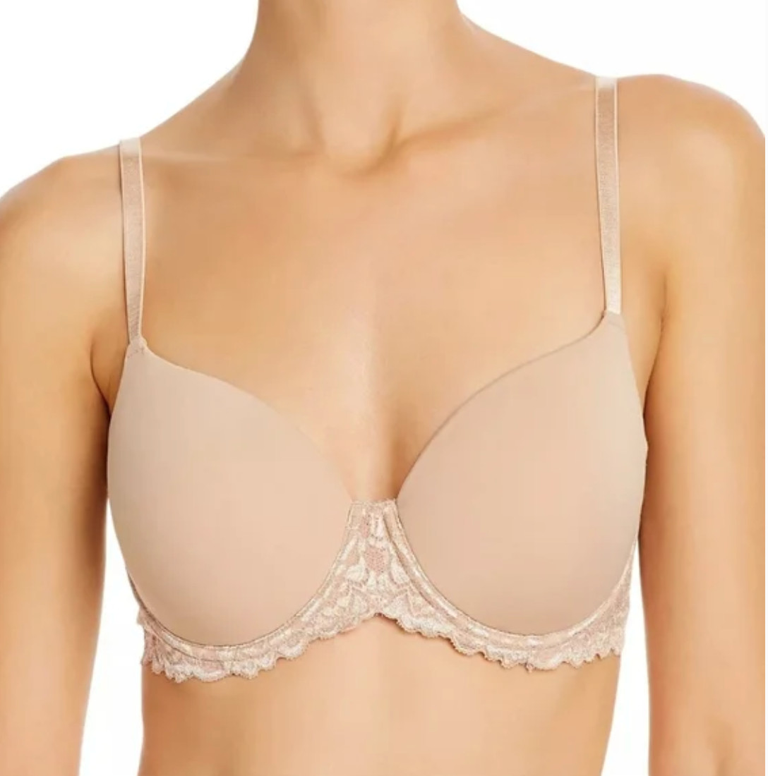 Natori 34G Renew Contour Molded Underwire T-Shirt Bra NWT 731233 Cafe