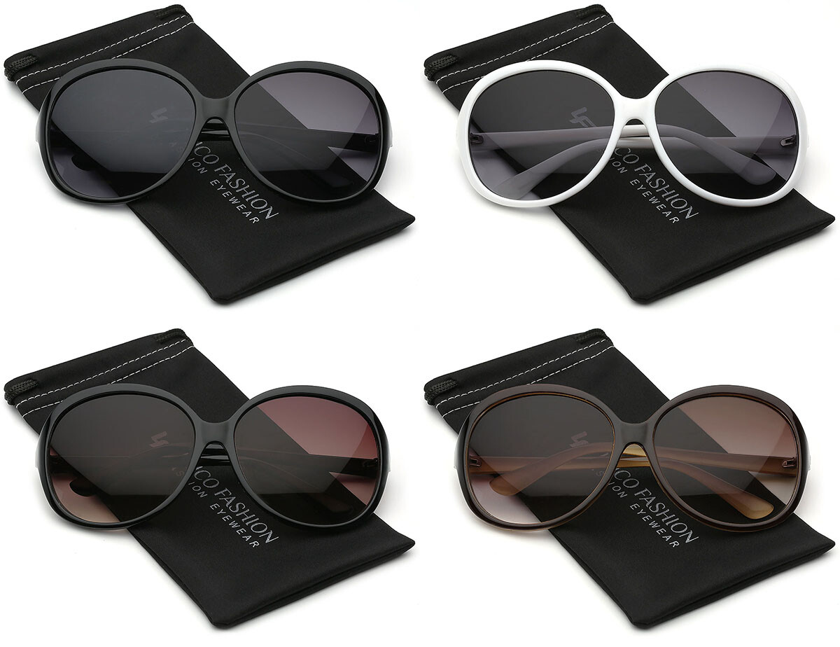 Round Women Teen Girls Sunglasses Fashion Retro Vintage Shades Small-Medium Face