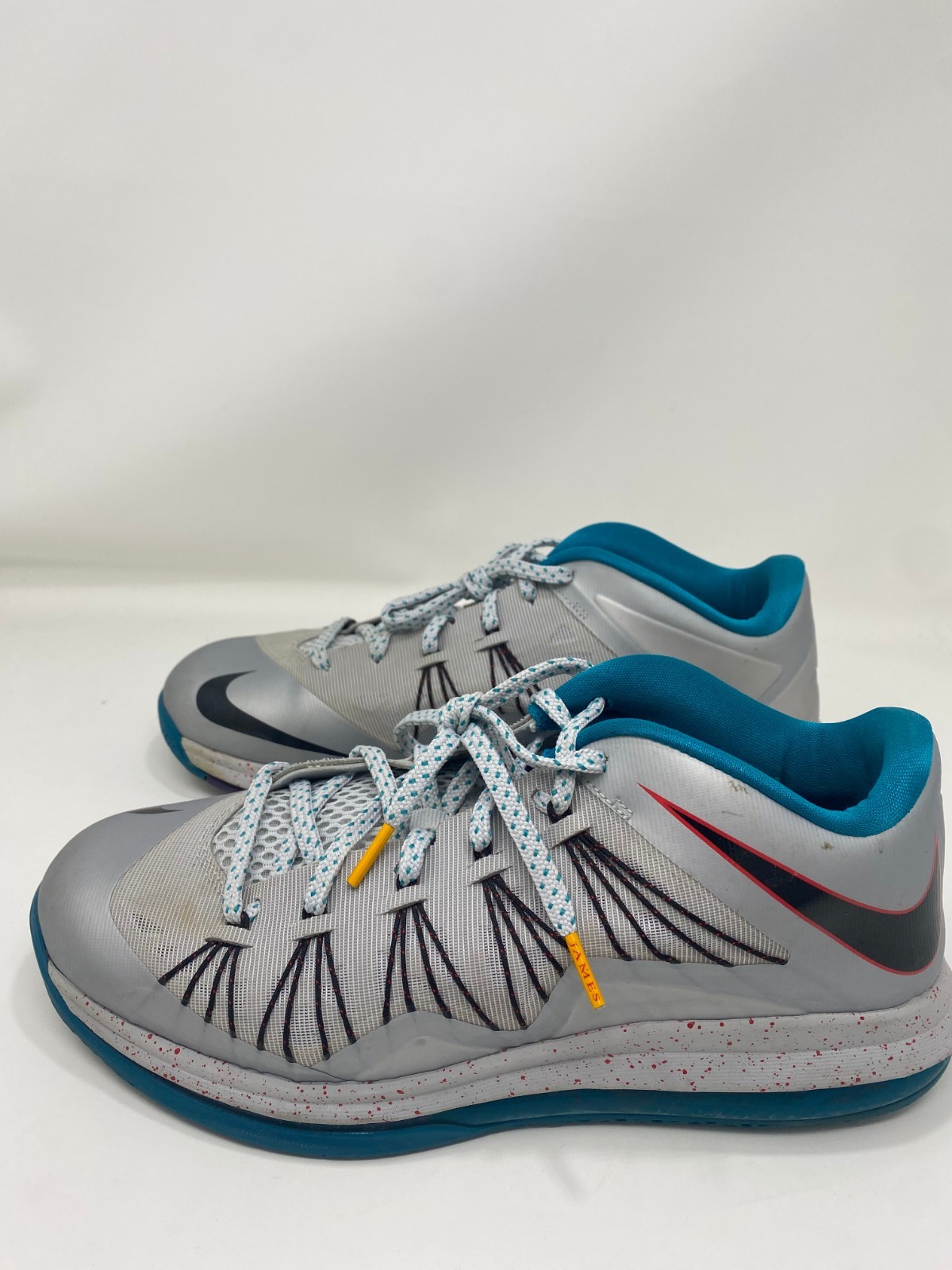 Size 9.5 – Nike Air Max LeBron 10 Low Tropical Teal Platinum