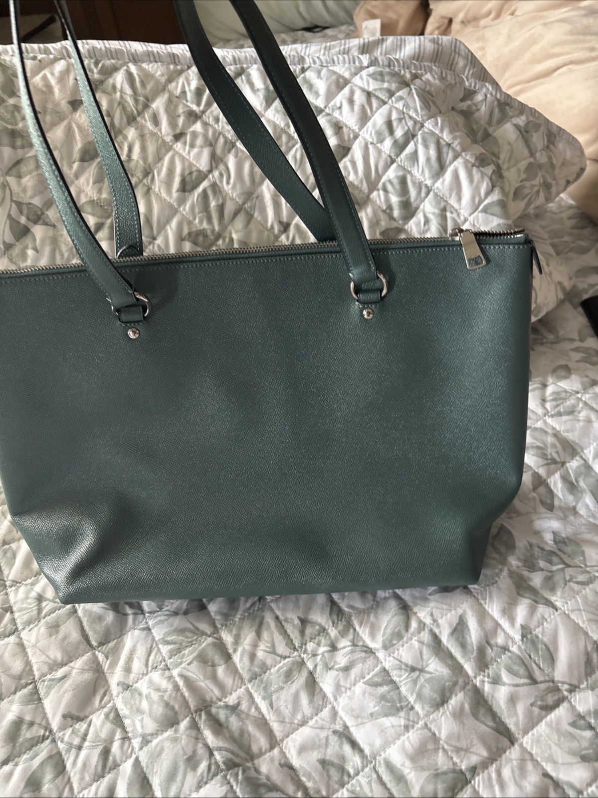 Coach Gallery Tote Women’s Leather Handbag – Green