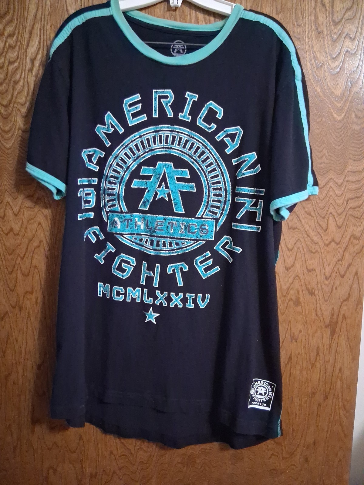American Fighter Black T-shirt SIZE L