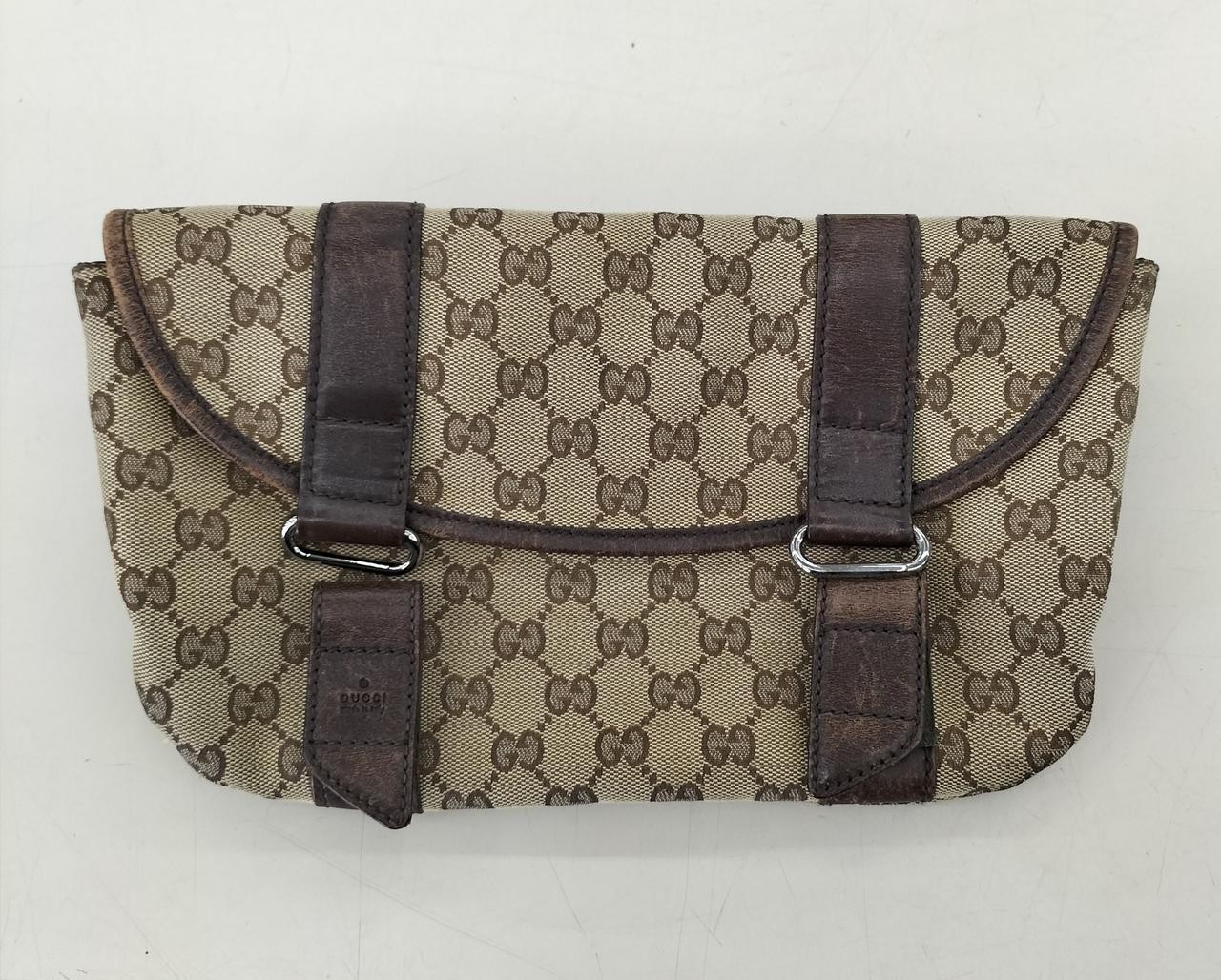 GUCCI GG Canvas Body Bag 10.6 inch