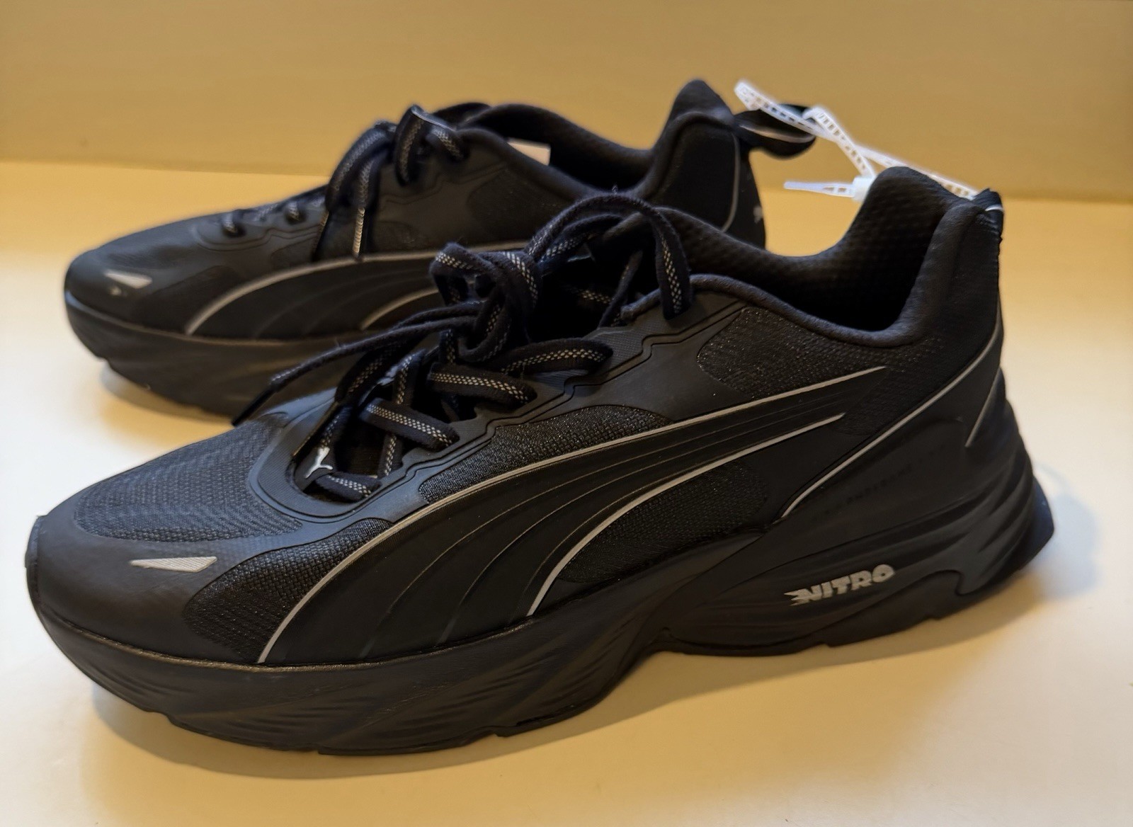 Puma Fade Nitro V2 403299-01 Men’s 8.5/Women’s 10 Core Black Running Athleisure