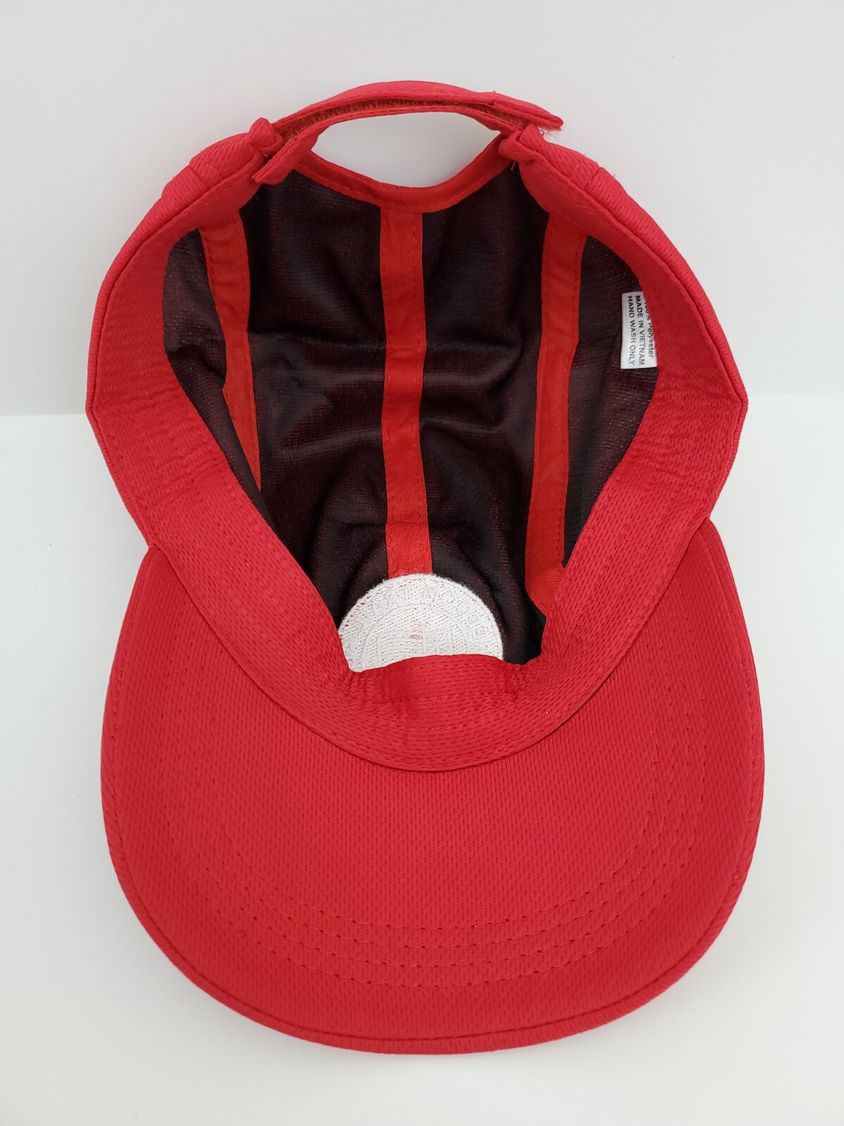 Freedom Trail Run Boston Strapback Hat Adult Red Massachusetts Embroidered Cap