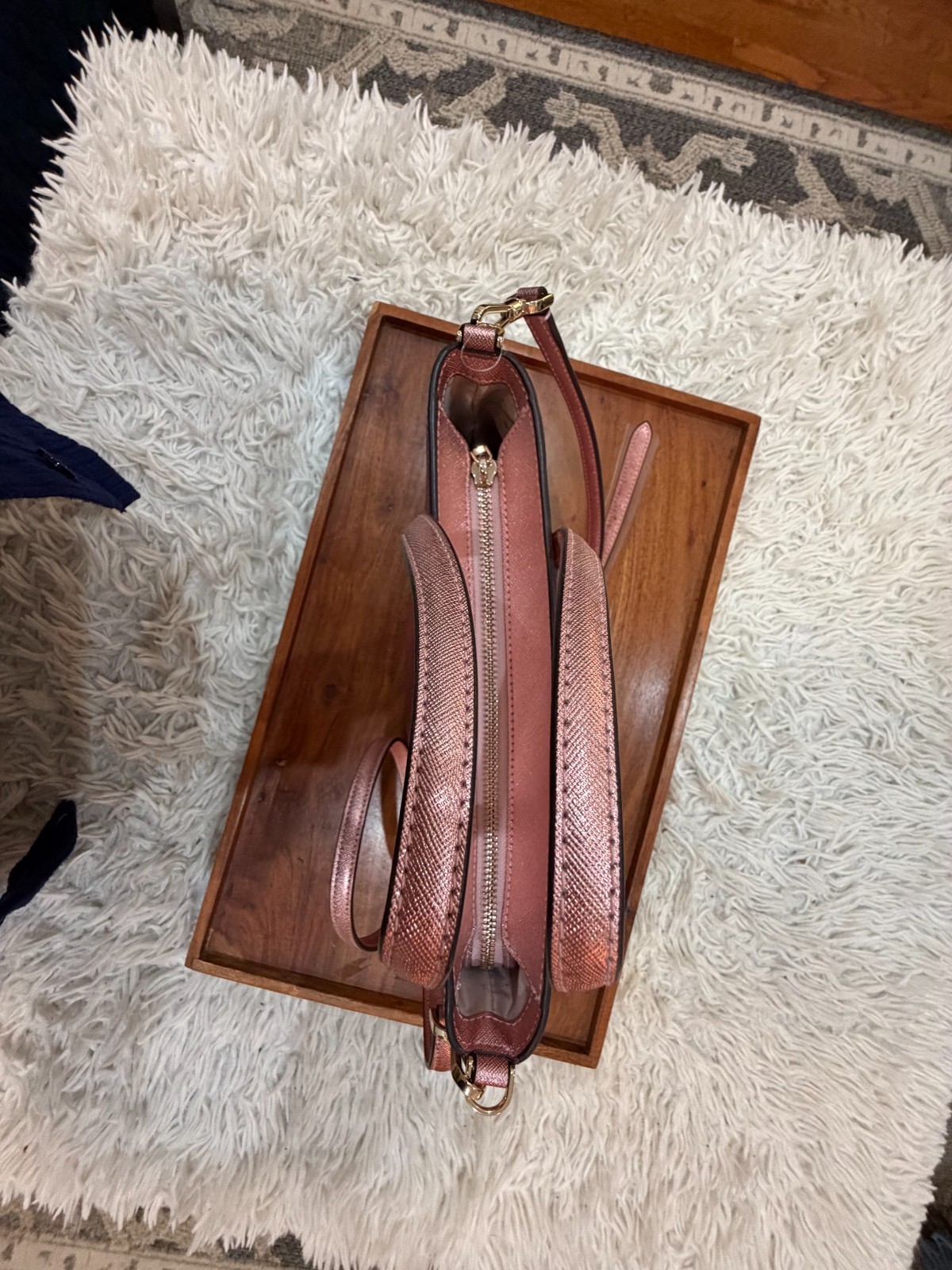 Kate Spade New York Glimmer Satchel Pink Glitter (NWOT)