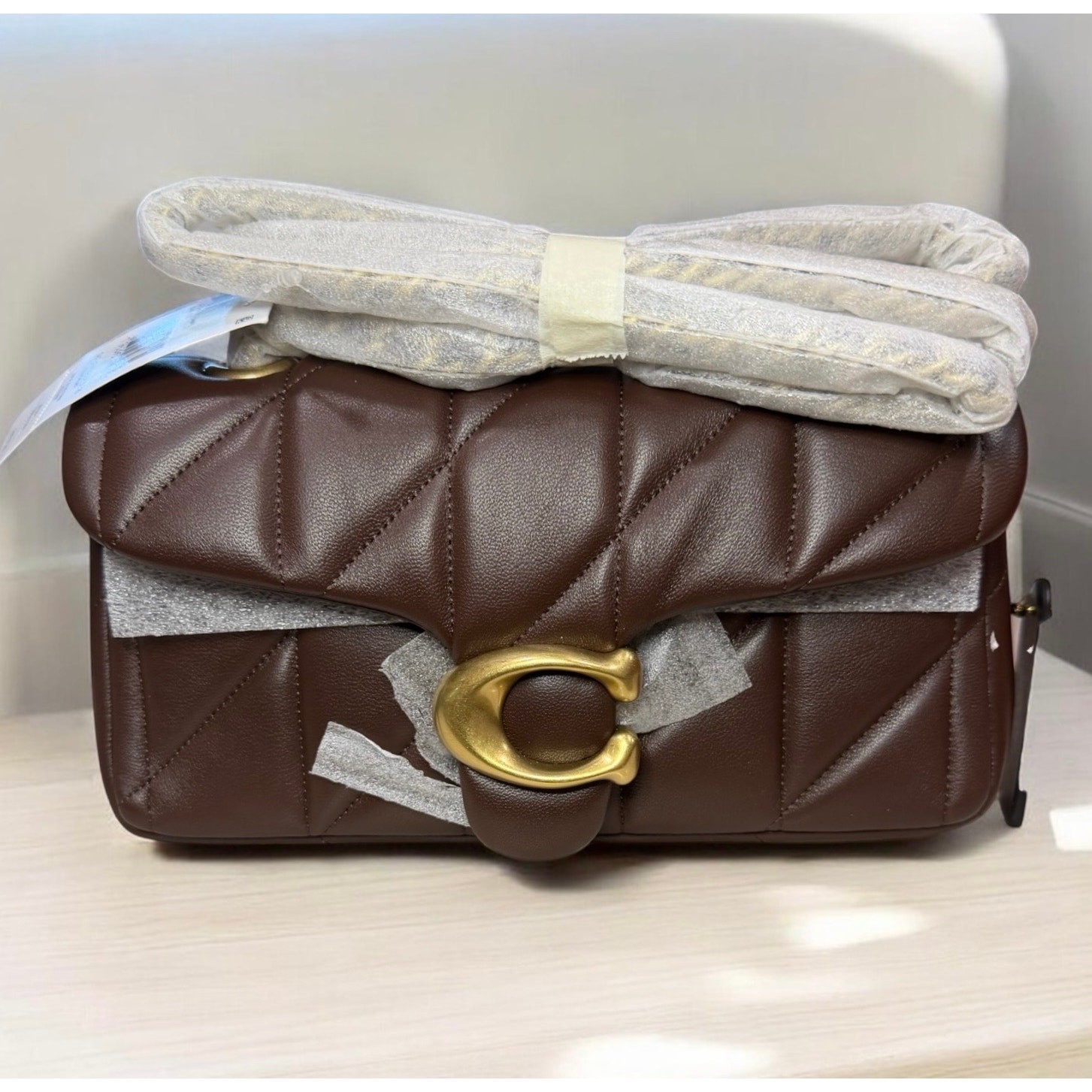 NWT Coach CP149 Quilted Leather Tabby 20 Shoulder Bag