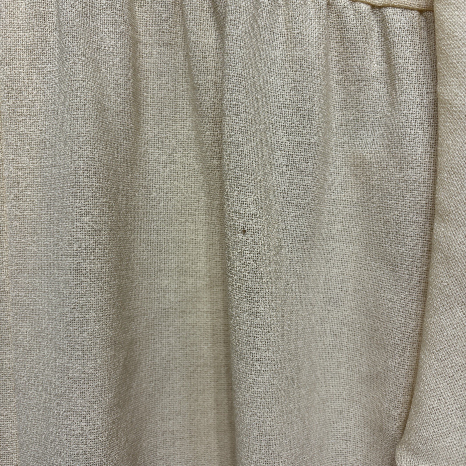 Jean Muir Dress Vintage Yellow Toggle Button Neck Tie Shoulder Padded UK 10