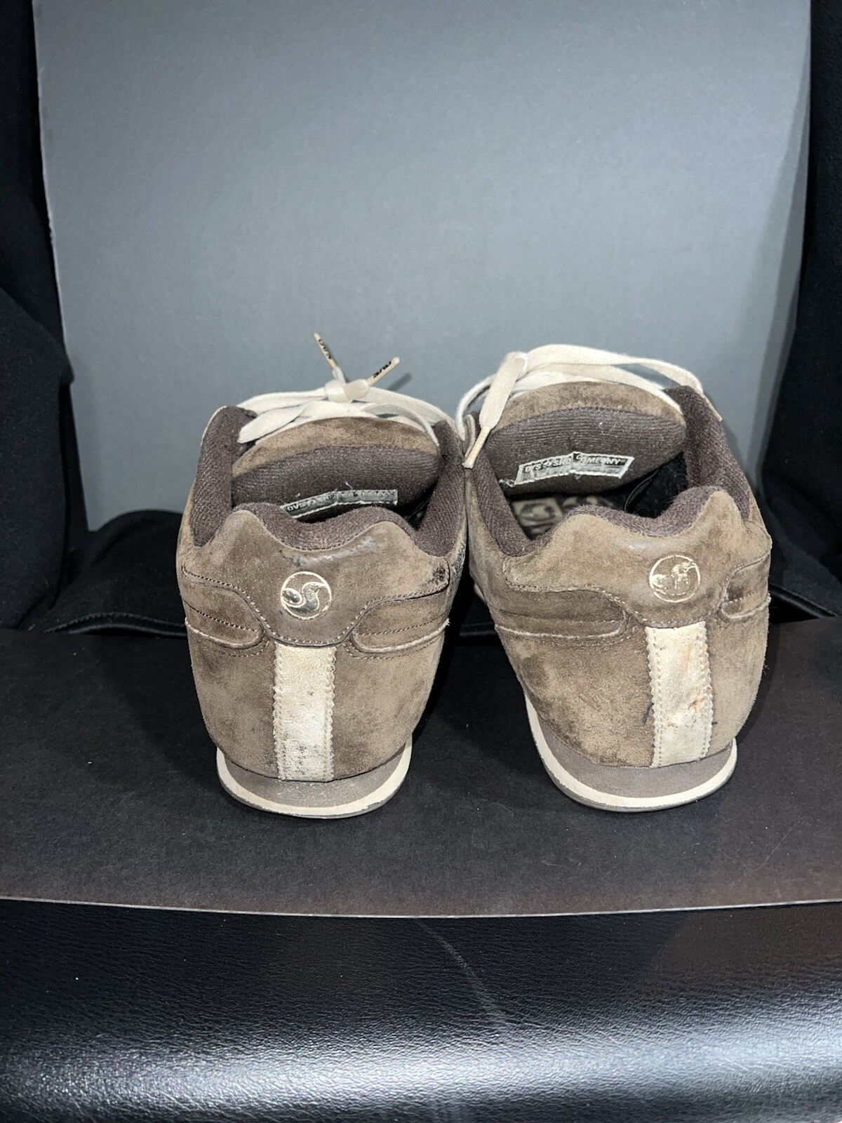 Extremely Rare Colorway Og DVS Milan Brown Suede Skate Shoes Sz 11