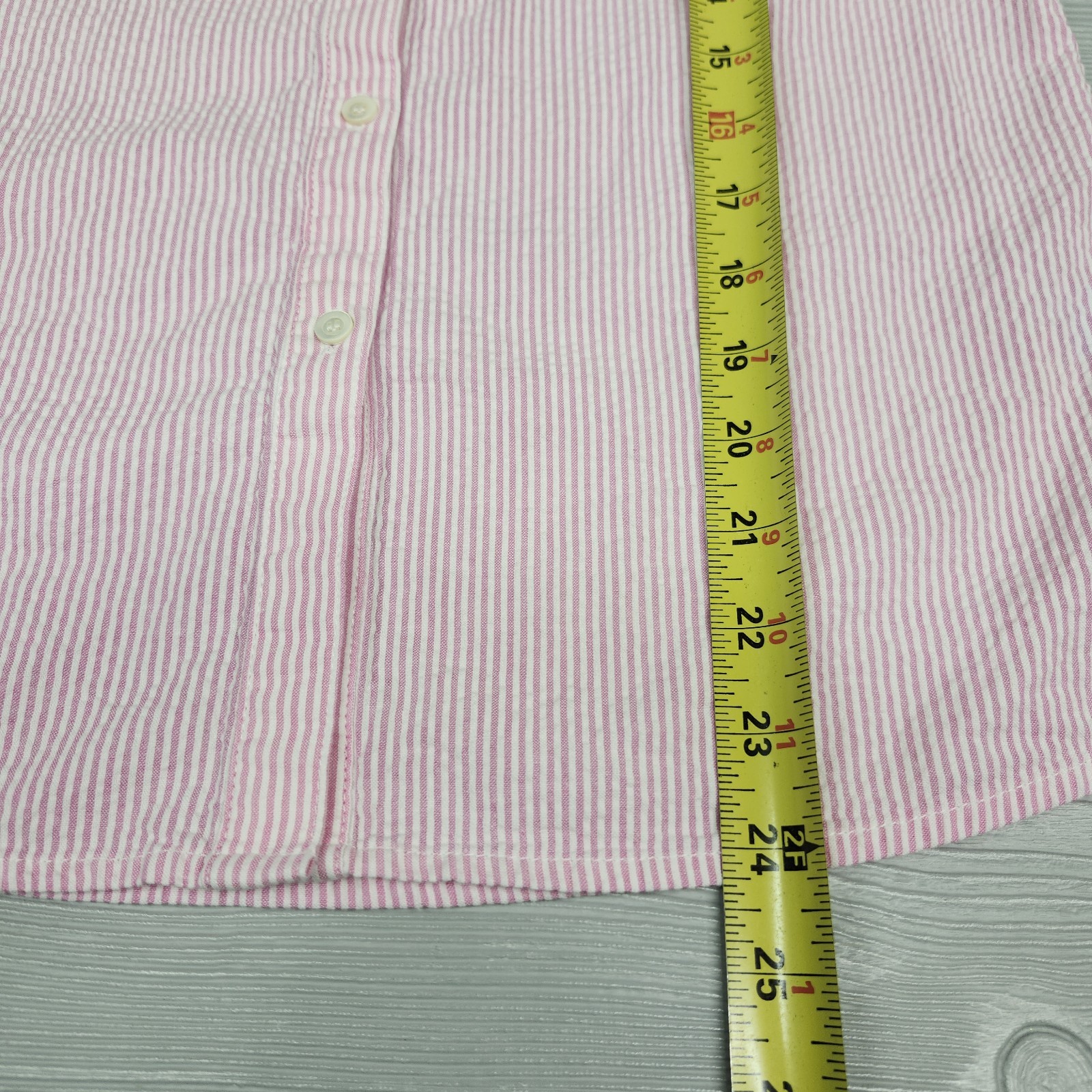J Mclaughlin Striped Long Sleeve Buttonup Shirt Womens Size XS