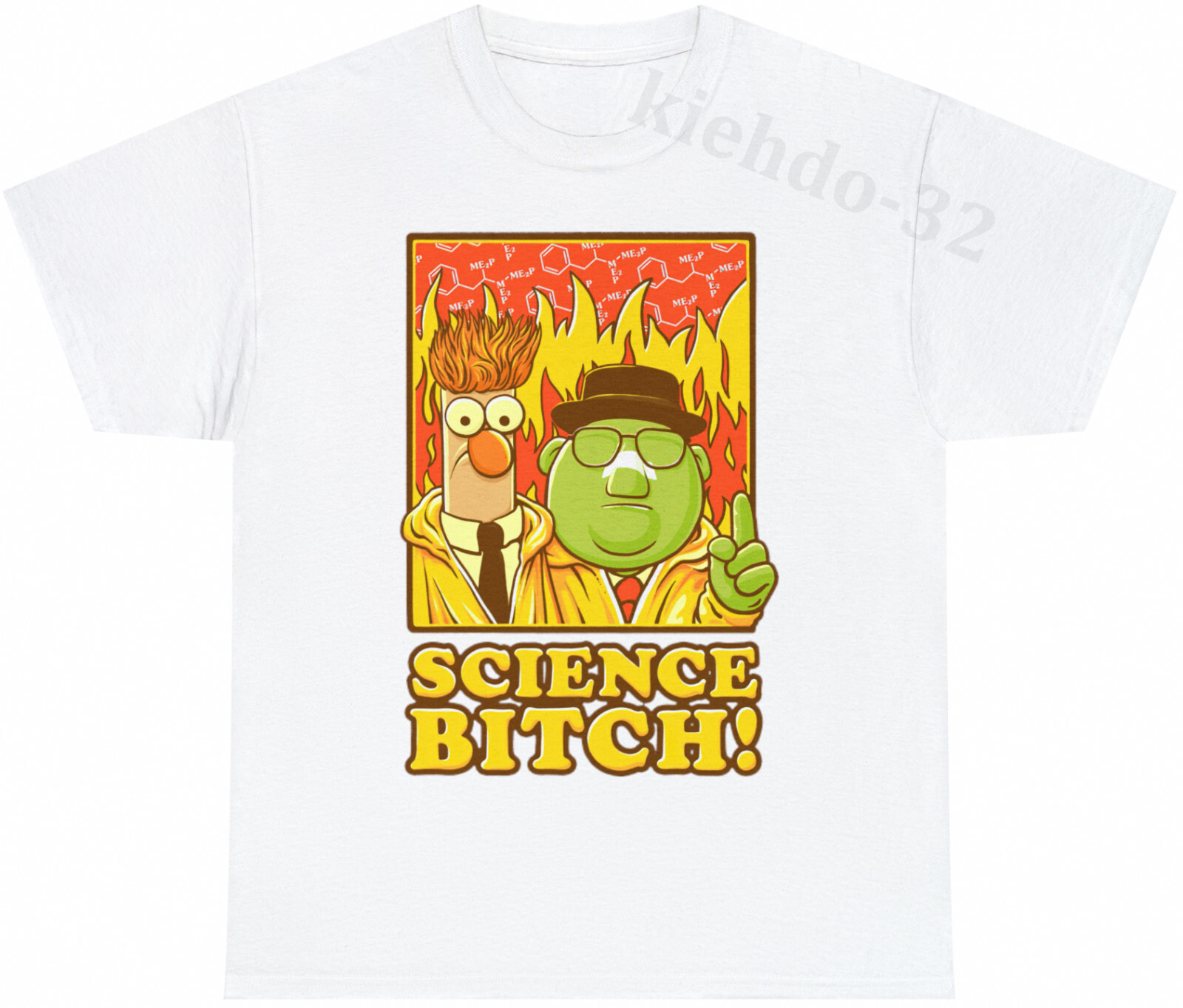 Muppets Science Bunsen Beaker Funny Vintage S-5XL T-Shirt Men Women Unisex