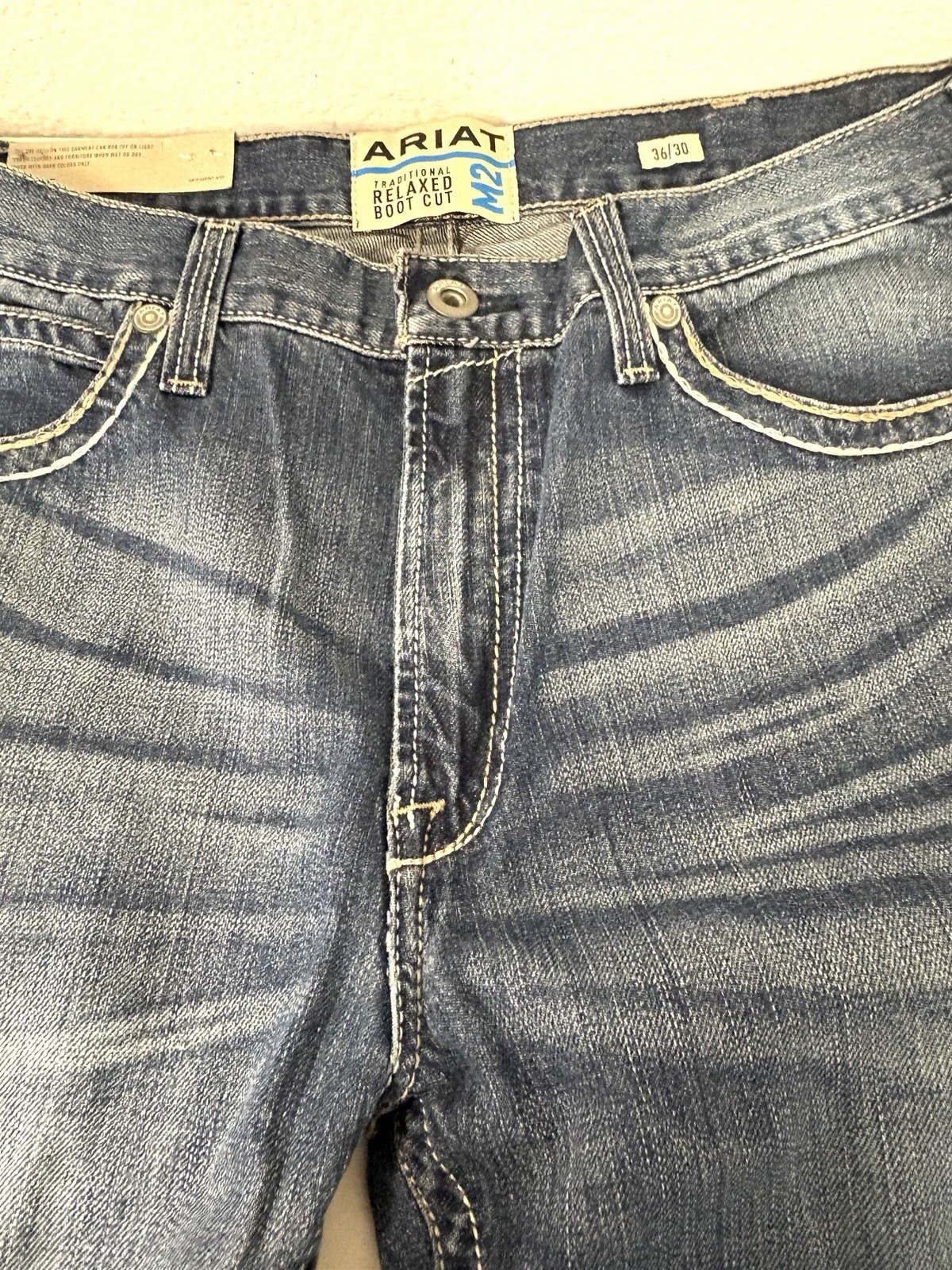 Ariat M2 Relaxed Boot Cut Jeans, Cassidy Wash, Style #10036071, Size: 36/30 NEW