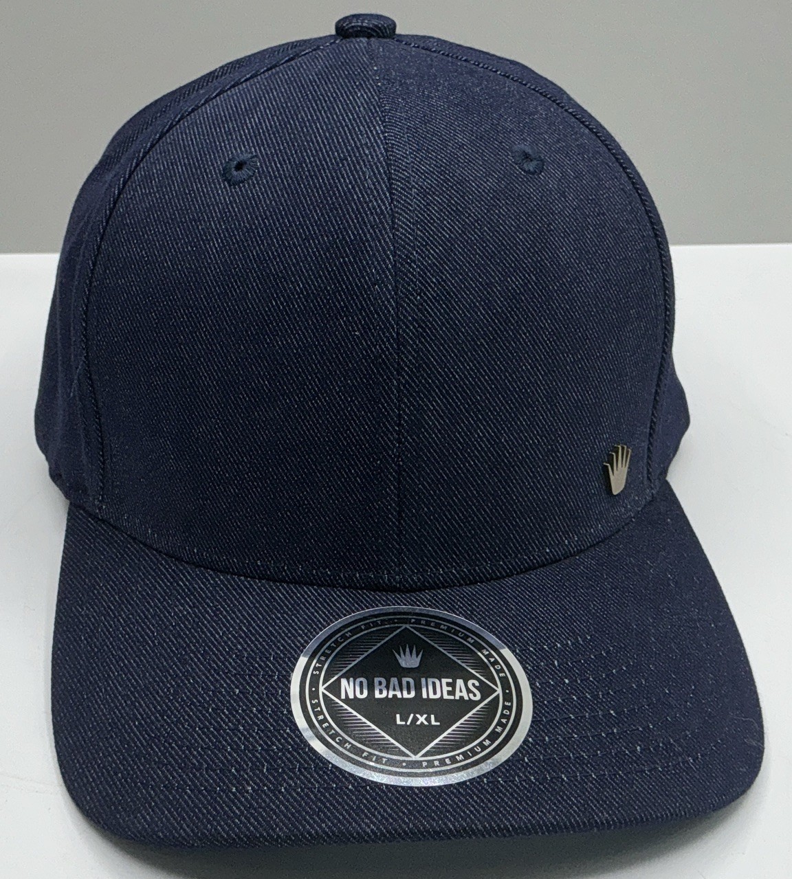 NO BAD IDEAS Tuxedo 2.0 MENS STRETCH FIT L/XL Denim Cap Hat $35